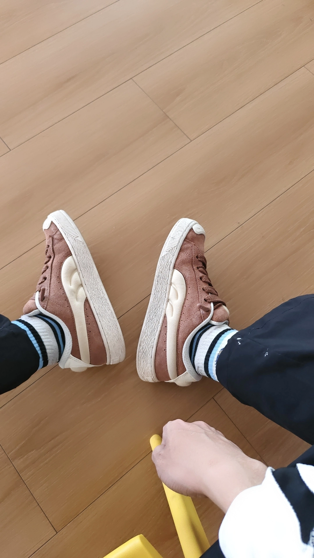 custom review-PUMA Suede XL Устойчивые к истиранию Низкие Кроссовки для скейтбординга Унисекс Коричневый