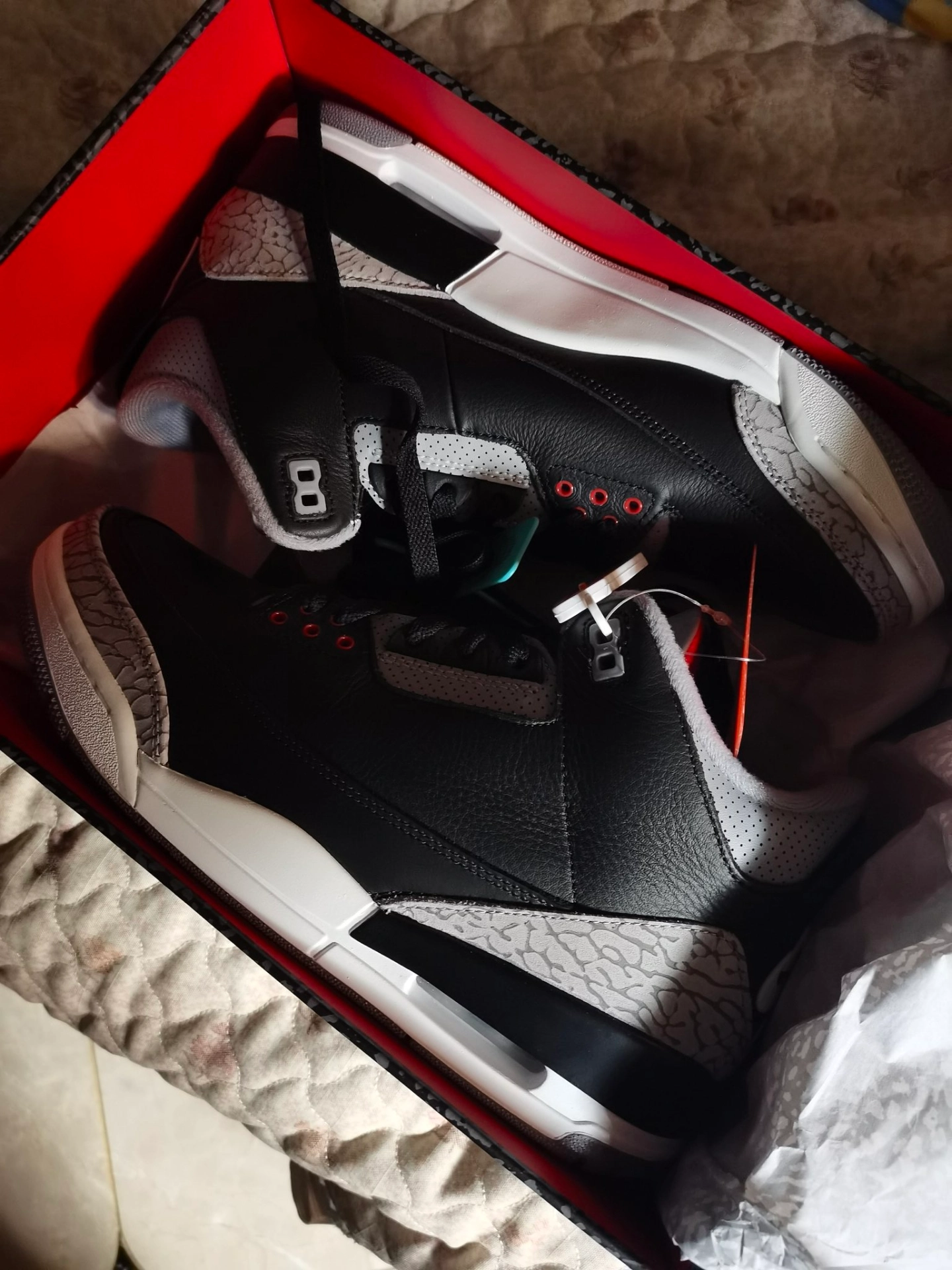 custom review-JORDAN 3 Retro Og Black Cement 2024