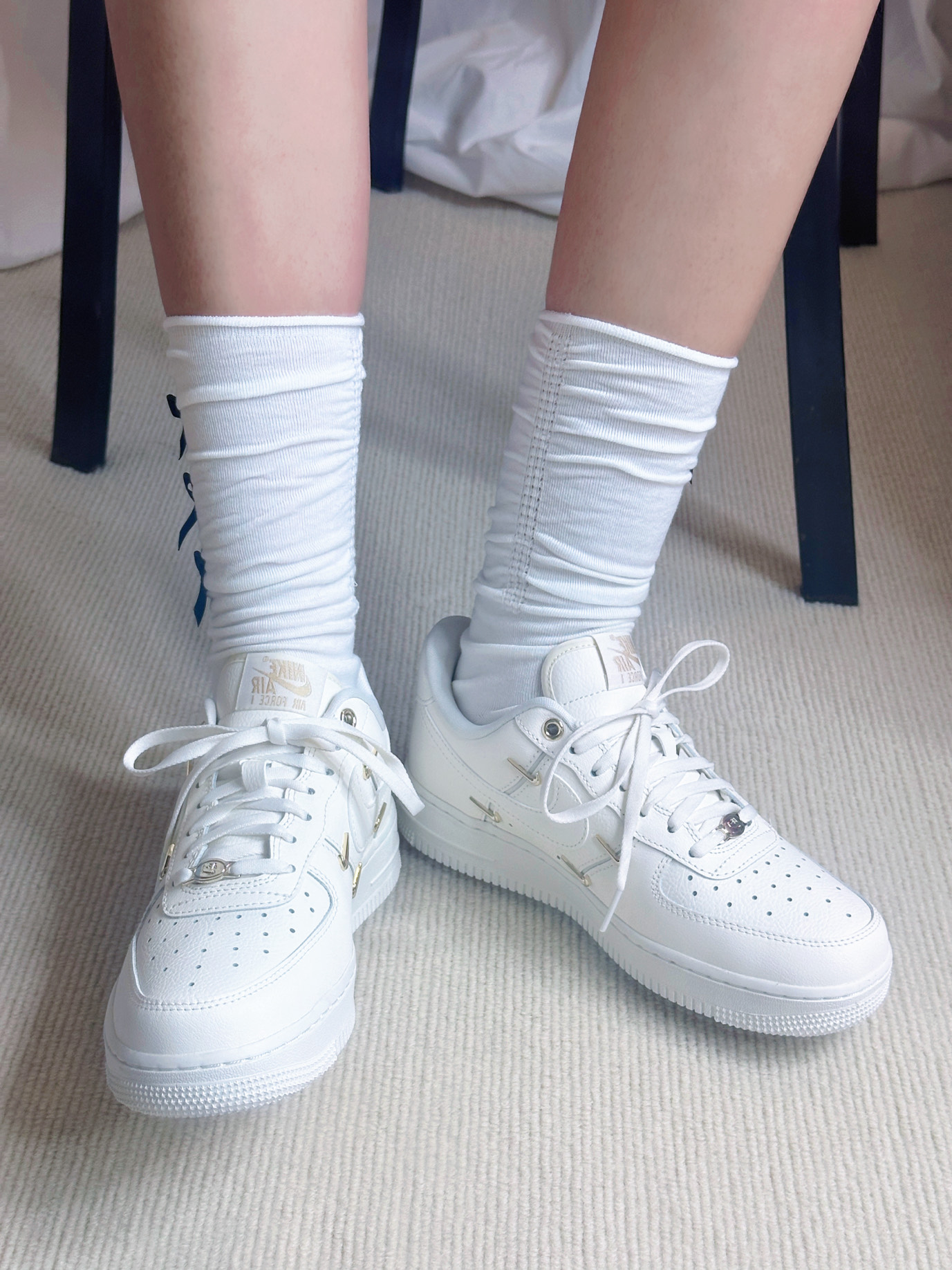 白袜特别好看 #耐克nike #今天只晒鞋 #适合春天穿的神仙小鞋子