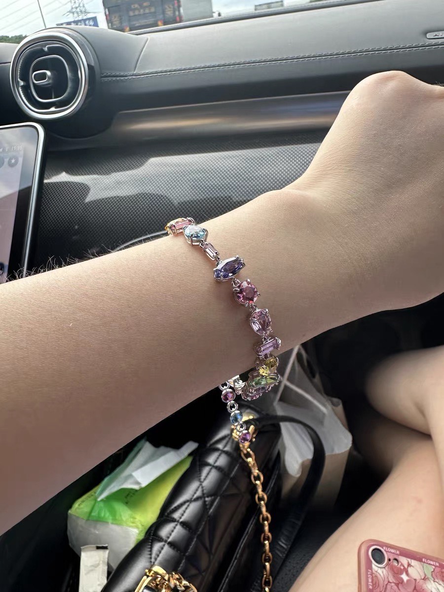 custom review-Swarovski Gema Браслеты с родиевым покрытием Женские