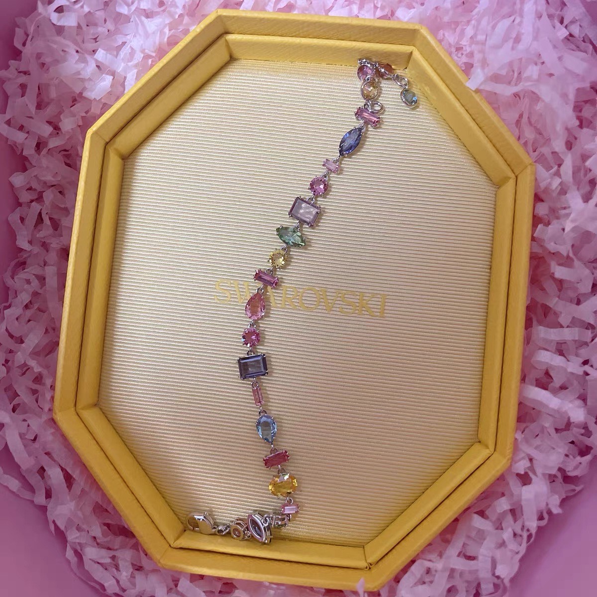 custom review-Swarovski Gema Браслеты с родиевым покрытием Женские