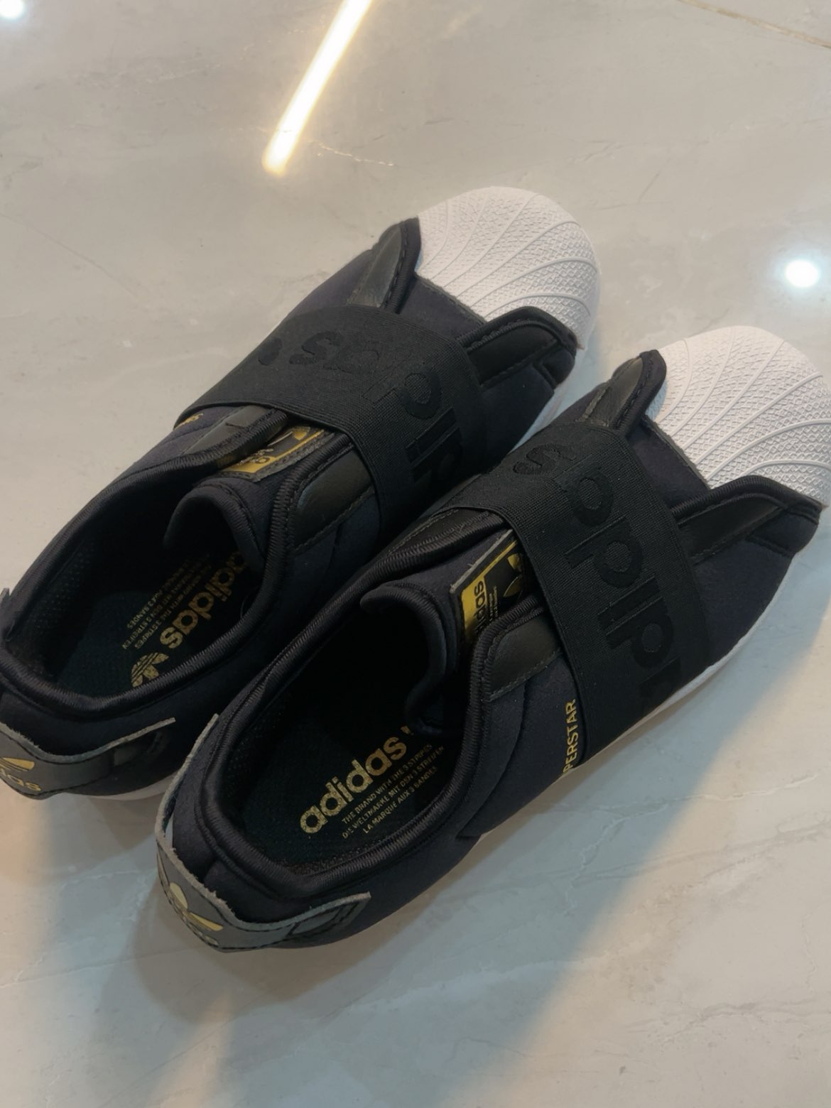custom review-Adidas Originals Superstar SlipOn Slip On Низкие Кеды Скейтборд Обувь Унисекс Черные