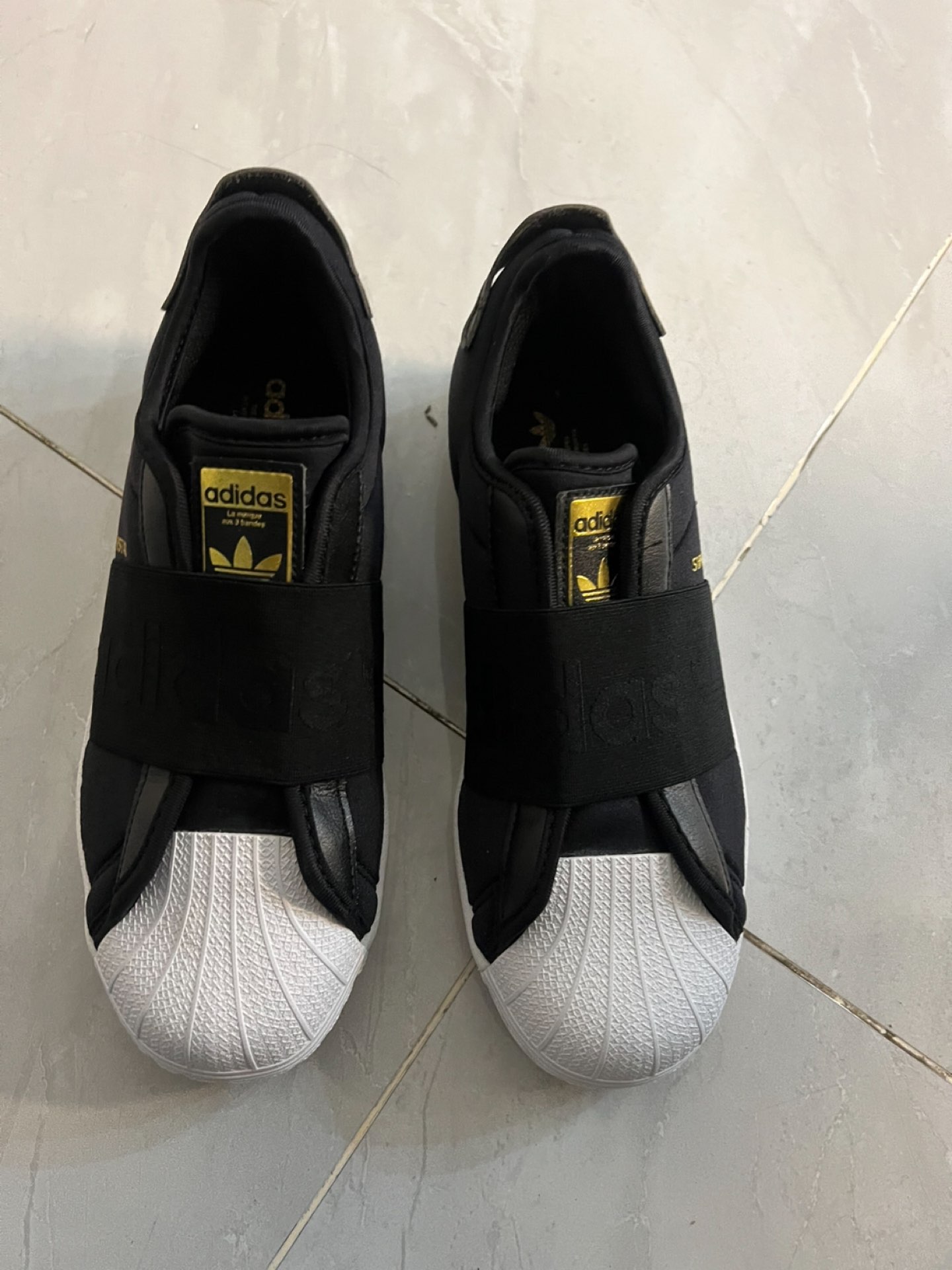 custom review-Adidas Originals Superstar SlipOn Slip On Низкие Кеды Скейтборд Обувь Унисекс Черные