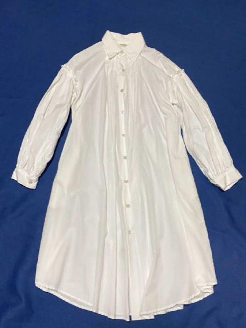 山本耀司limifeu线白长衬衫裙