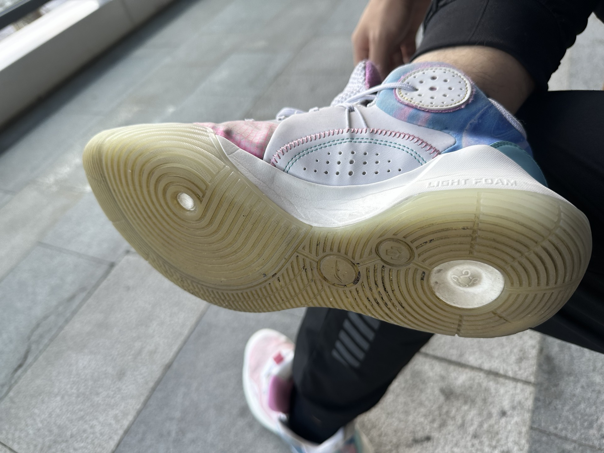 custom review-LINING Sonic 9 IX Team Mid Men's On Court Basketball Shoes - White/Pink/Blue