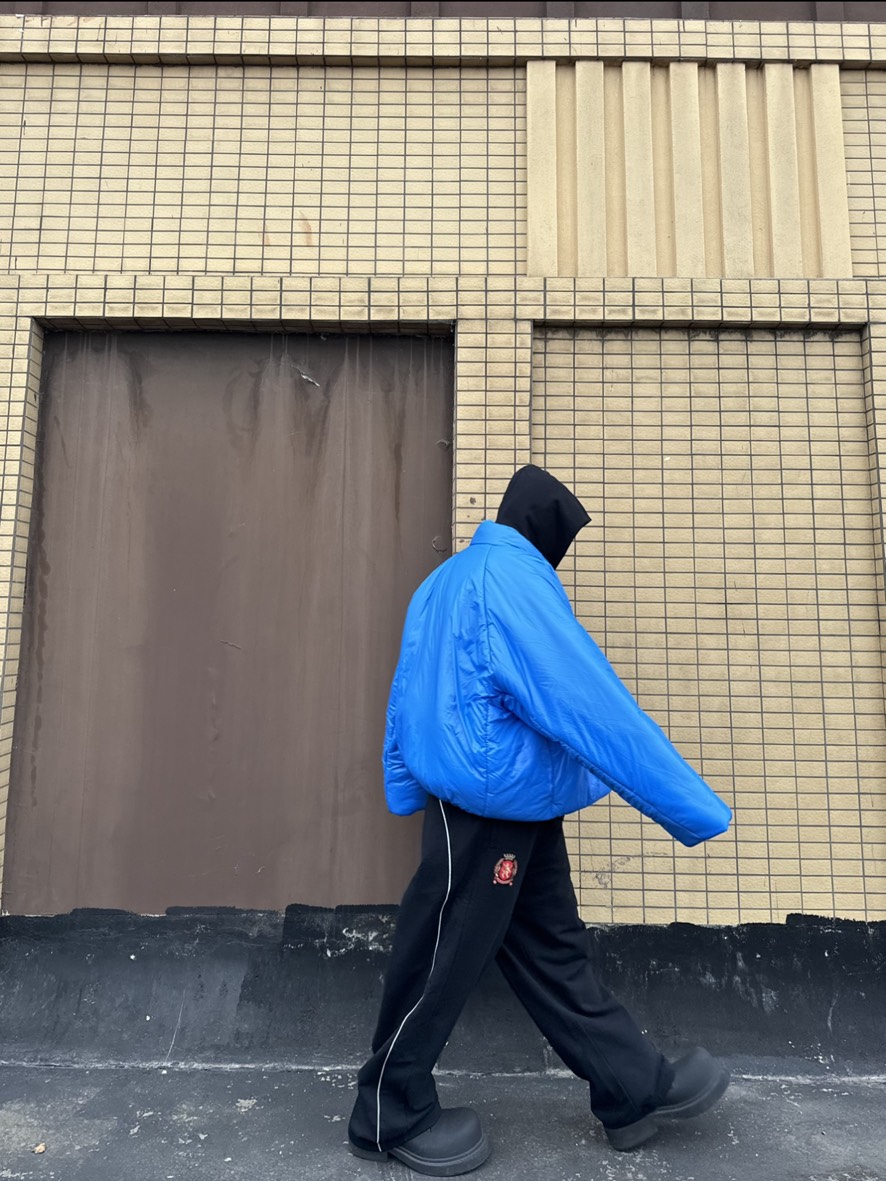 custom review-YEEZY x Gap X Balenciaga Gap X Balenciaga Collaboration Пуховая куртка Зимний Унисекс Кляйн-синий