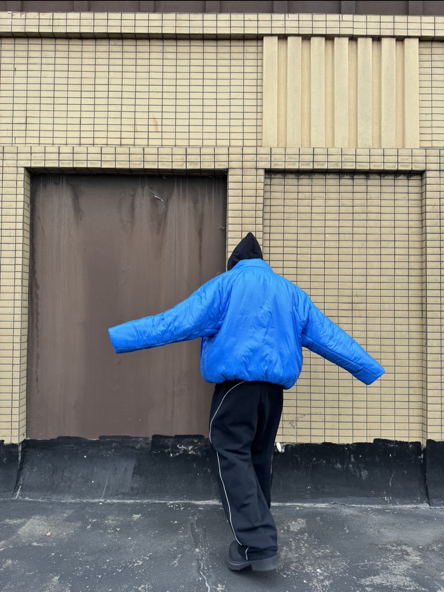 custom review-YEEZY x Gap X Balenciaga Gap X Balenciaga Collaboration Пуховая куртка Зимний Унисекс Кляйн-синий