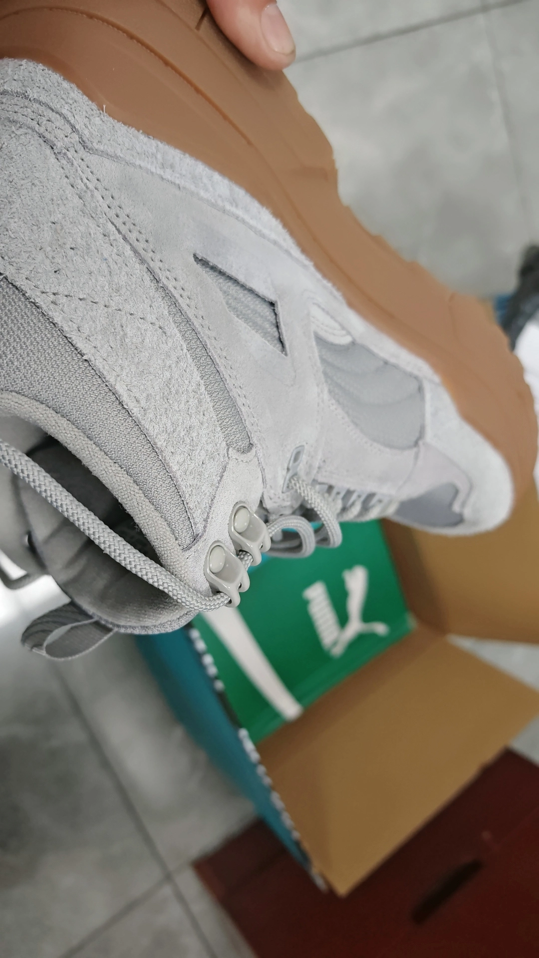 custom review-PUMA Slipstream Амортизация Износостойкие Высокие Кроссовки для Скейтбординга Унисекс Серые