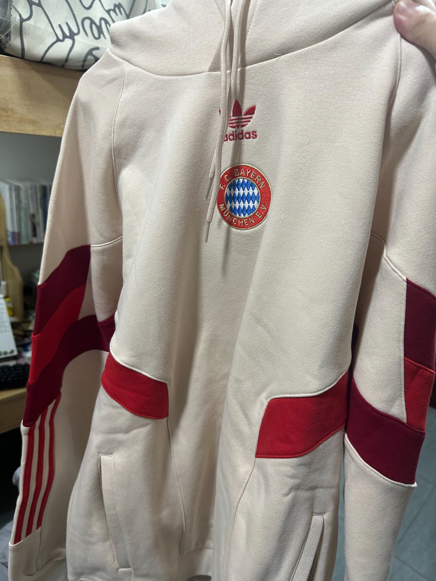 custom review-Adidas Originals FC Bayern adidas x Originals FW24 Толстовка Мужской Linen