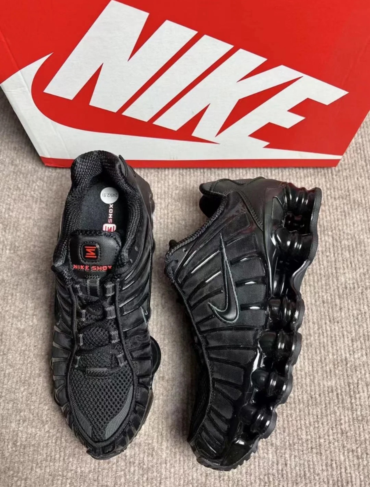 custom review-Nike Shox TL Series Устойчивый к истиранию Низкий Топ Повседневные Городские Кроссовки для Коммуникативных Беговых Женские Черные