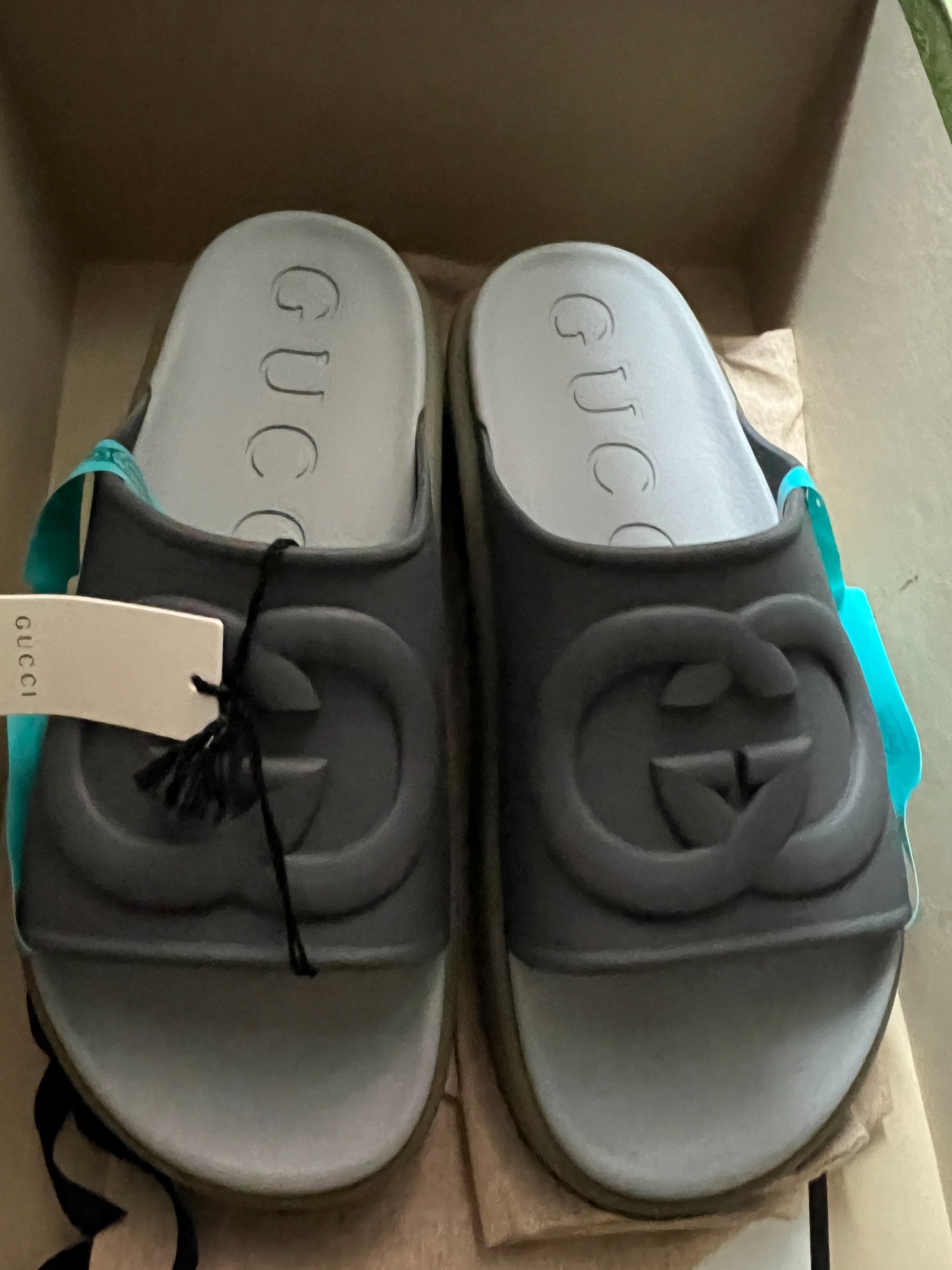 custom review-GUCCI Слипоны Мужские Серые