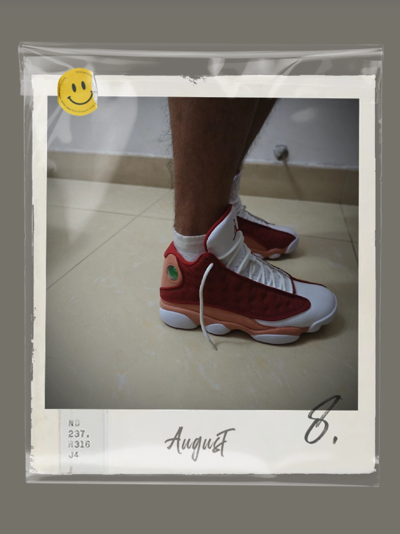 custom review-Jordan Air Jordan 13 'Dune Красный' MID Топ Винтажные баскетбольные кроссовки Мужской Оранжево-белый