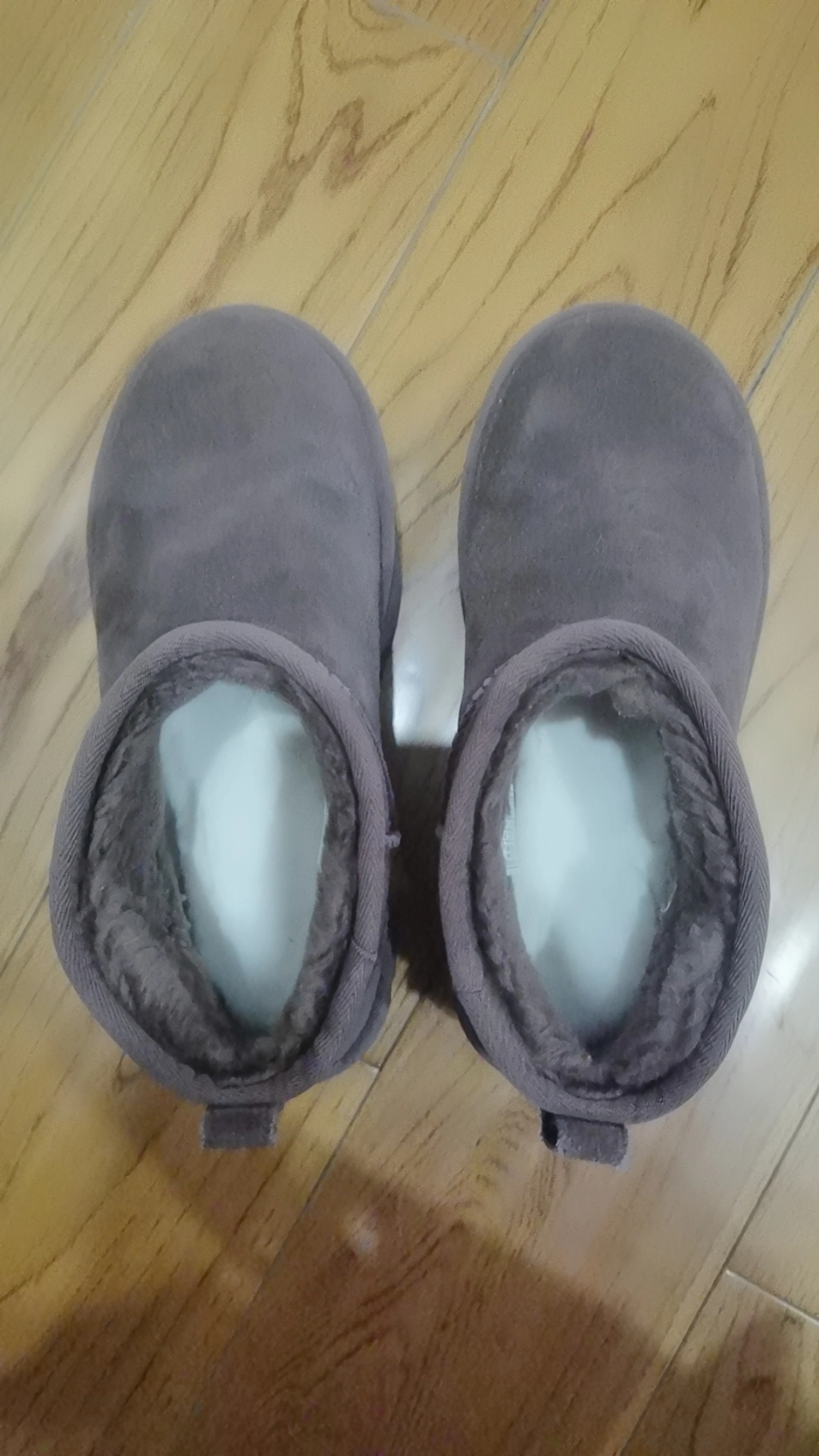 custom review-UGG CLASSIC ULTRA MINI Платформа Замша Термический Ботинки для снега Женские Шоколад