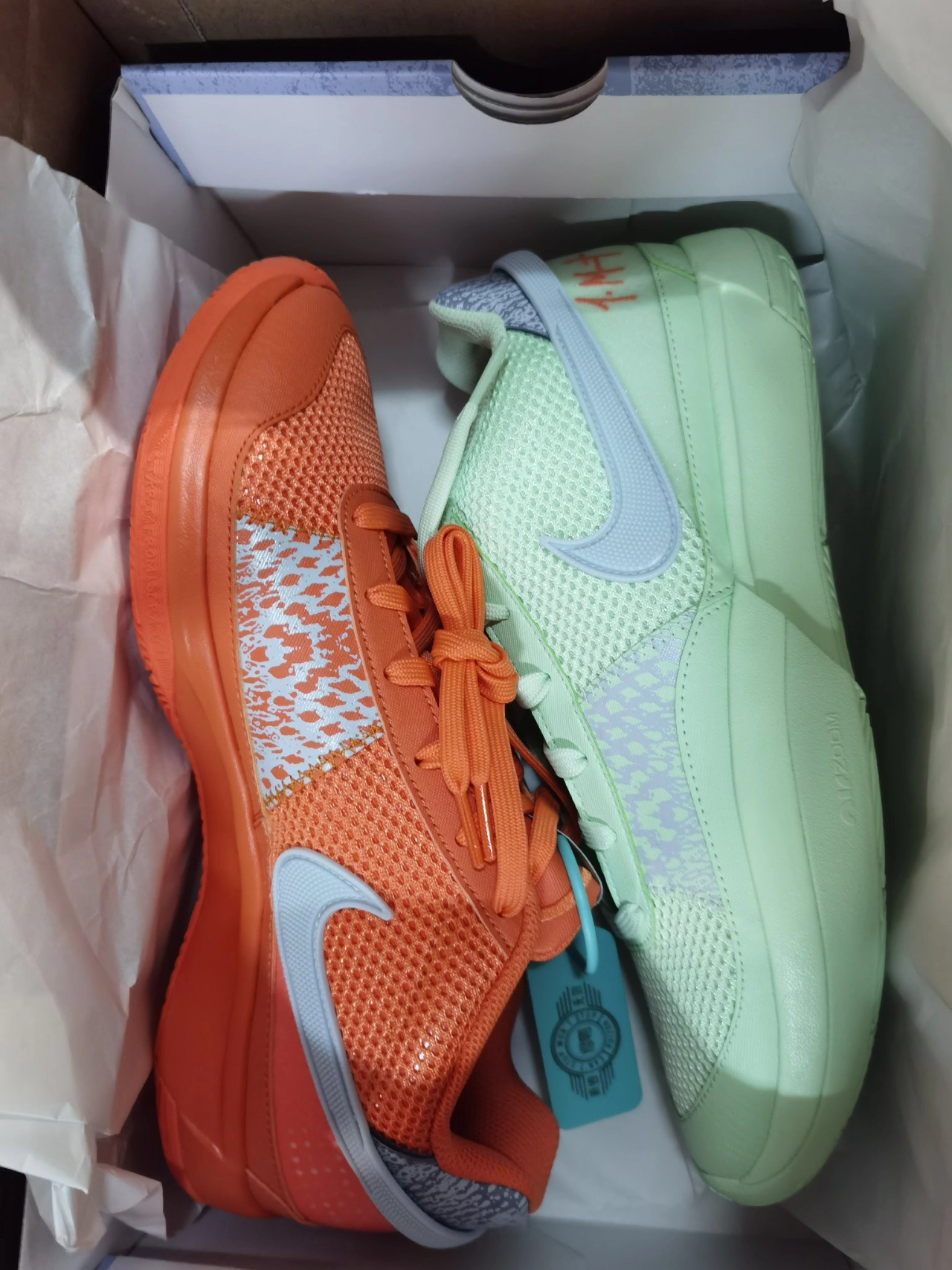 custom review-Nike JA 1 "Mismatched"