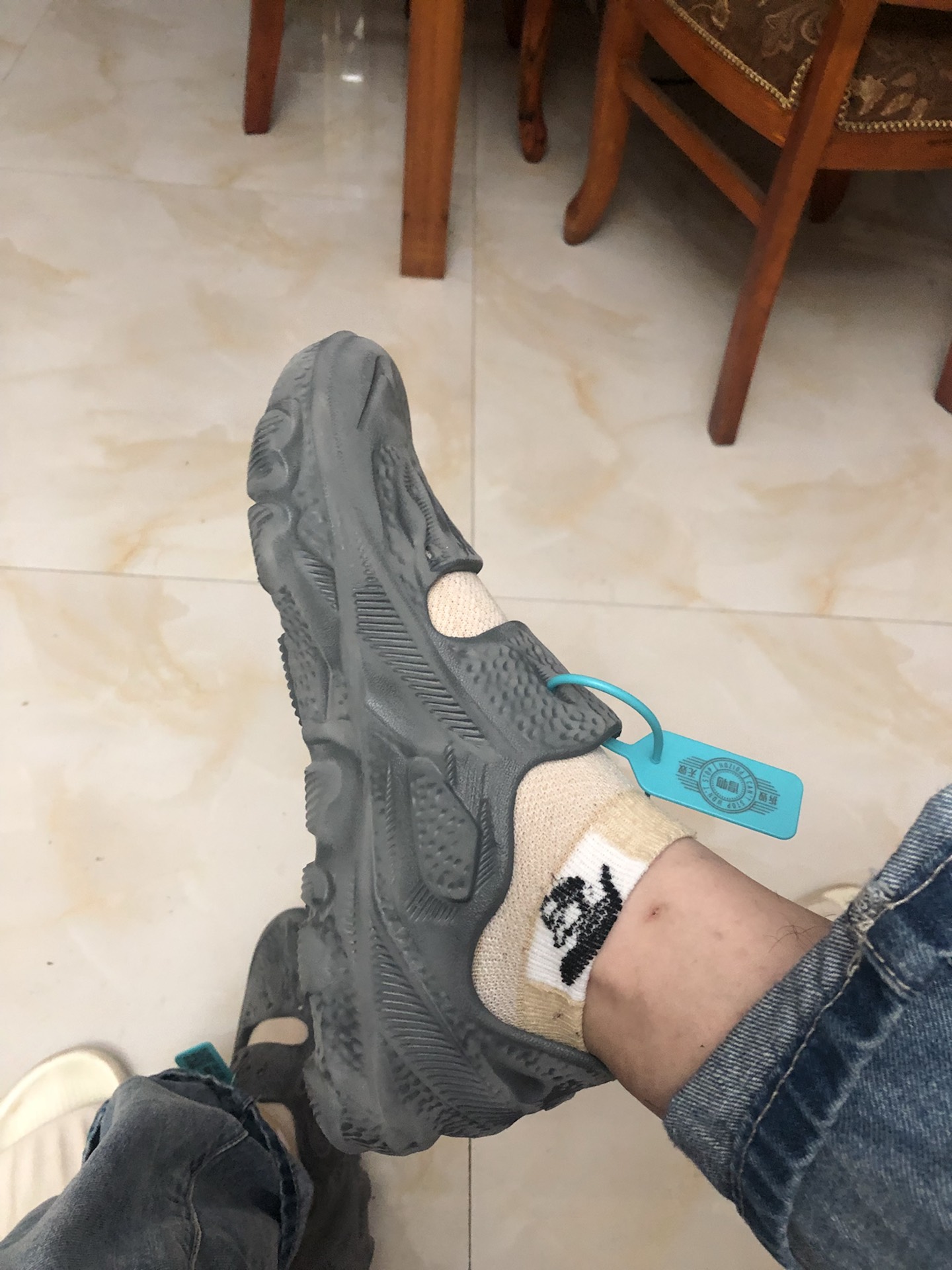 custom review-Nike Спортивные сандалии унисекс дымчато-серого цвета