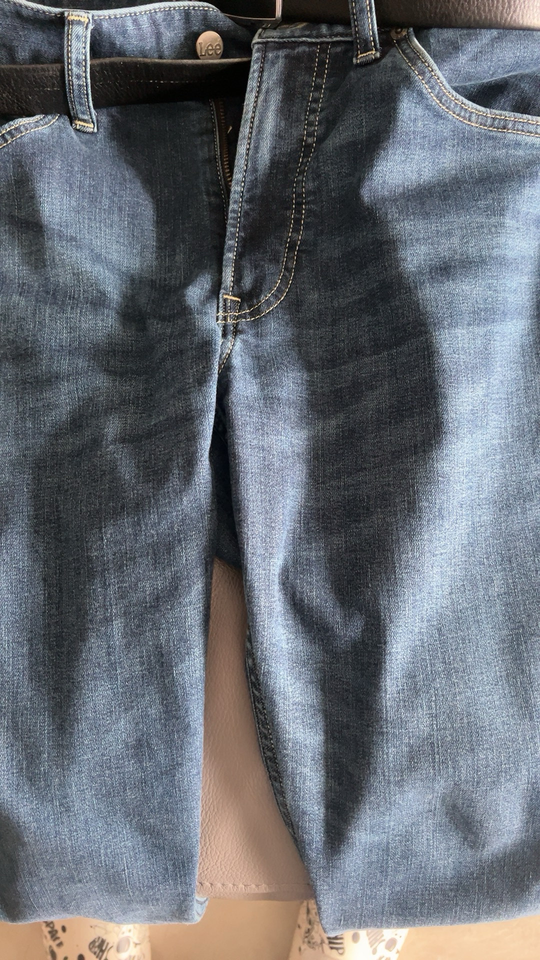 custom review-Lee Темно-синий Мужской Джинсы