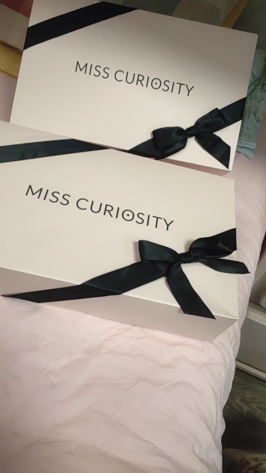 custom review-MISS CURIOSITY Комплект нижнего белья "Magical Цветочный" Женский Черный Набор в подарочной коробке
