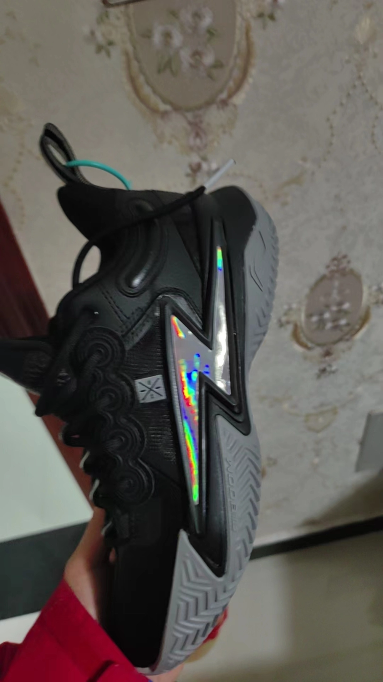 custom review-LINING Son of Flash Износостойкие Дышащие Низкие Баскетбольные Кроссовки Мужские Черные