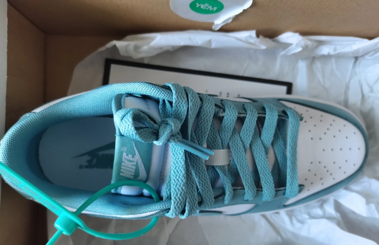 custom review-Nike Dunk Low Топ Скейтборд Кроссовки Унисекс Зеленый Белый