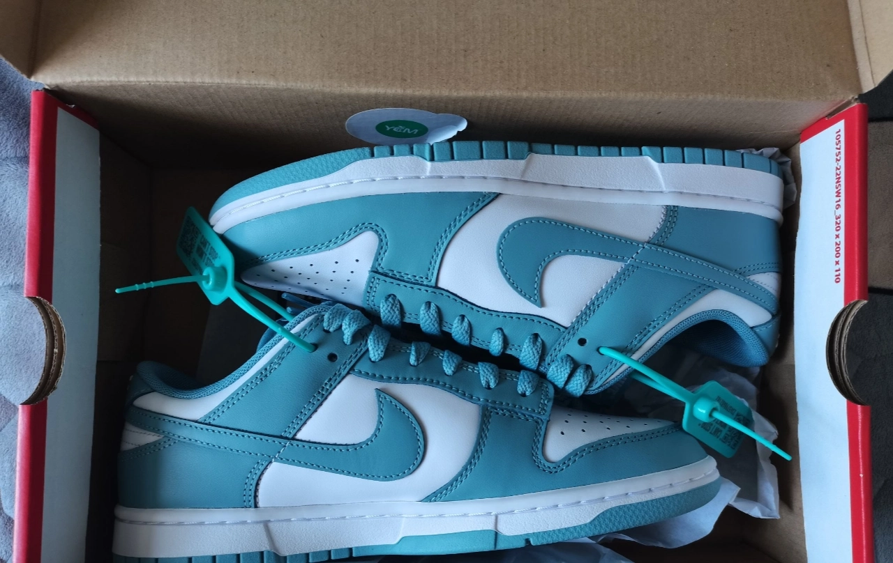 custom review-Nike Dunk Low Топ Скейтборд Кроссовки Унисекс Зеленый Белый