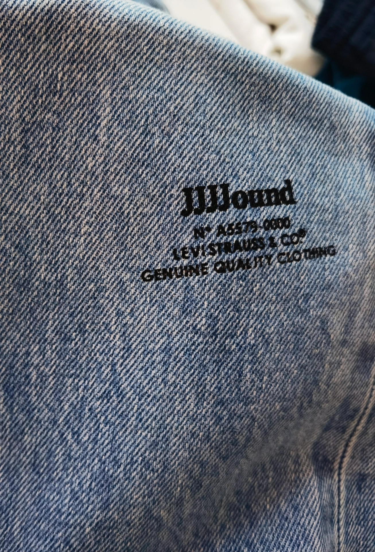 custom review-Levis JJJJound Blue Unisex Jeans