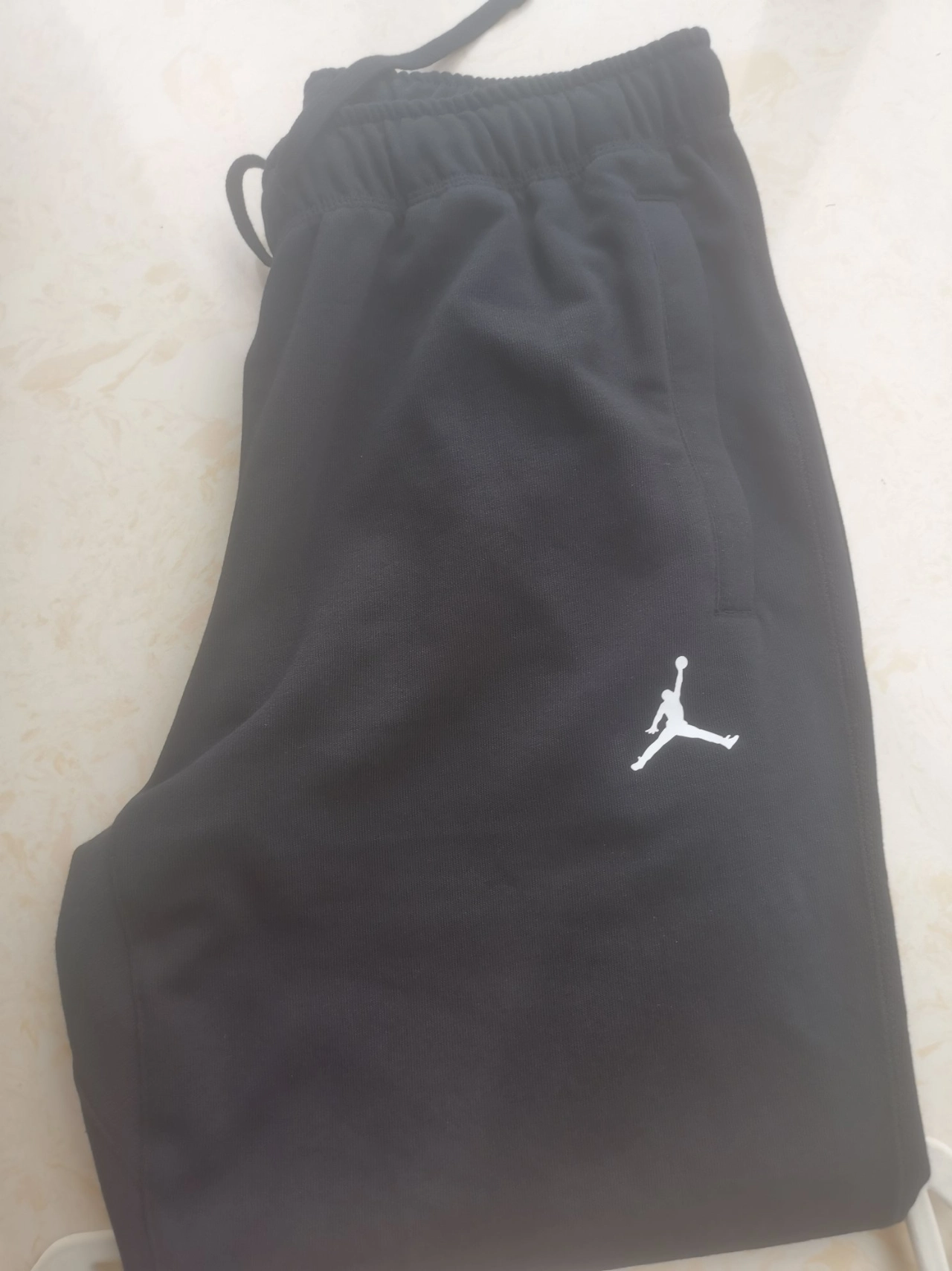 custom review-Jordan Sport Вязаные тренировочные брюки мужские черные