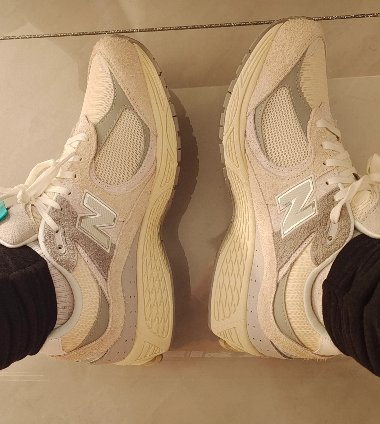 custom review-New Balance NB 2002R противоскользящий низкий топ повседневная беговая обувь унисекс серый белый Год дракона