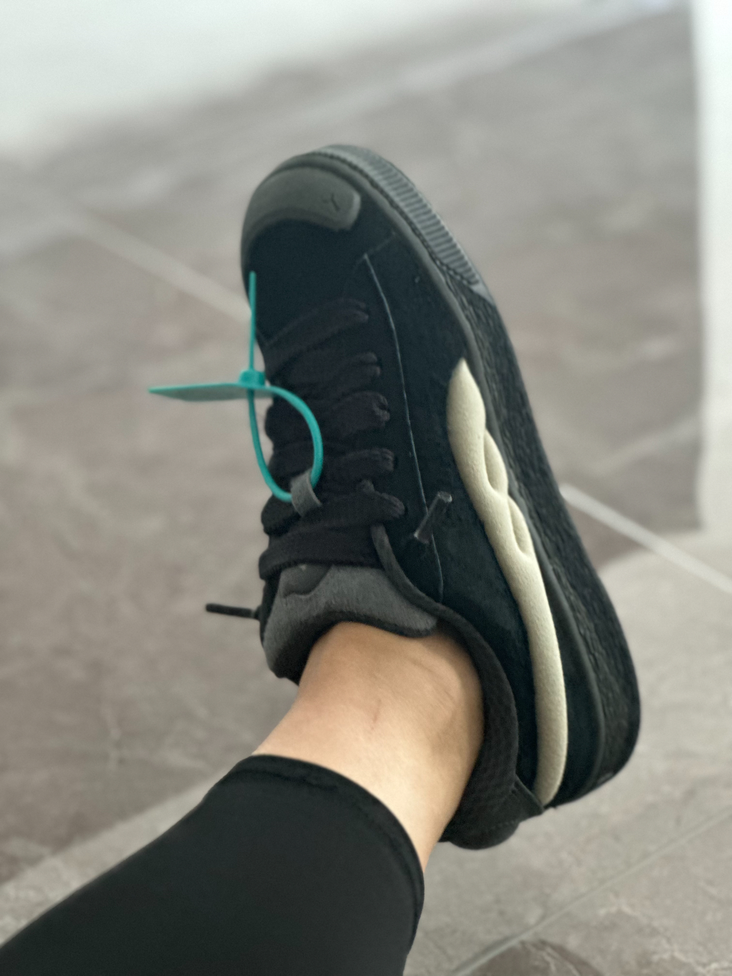 custom review-PUMA Suede XL Low Топ Кроссовки для тенниса Унисекс Черный