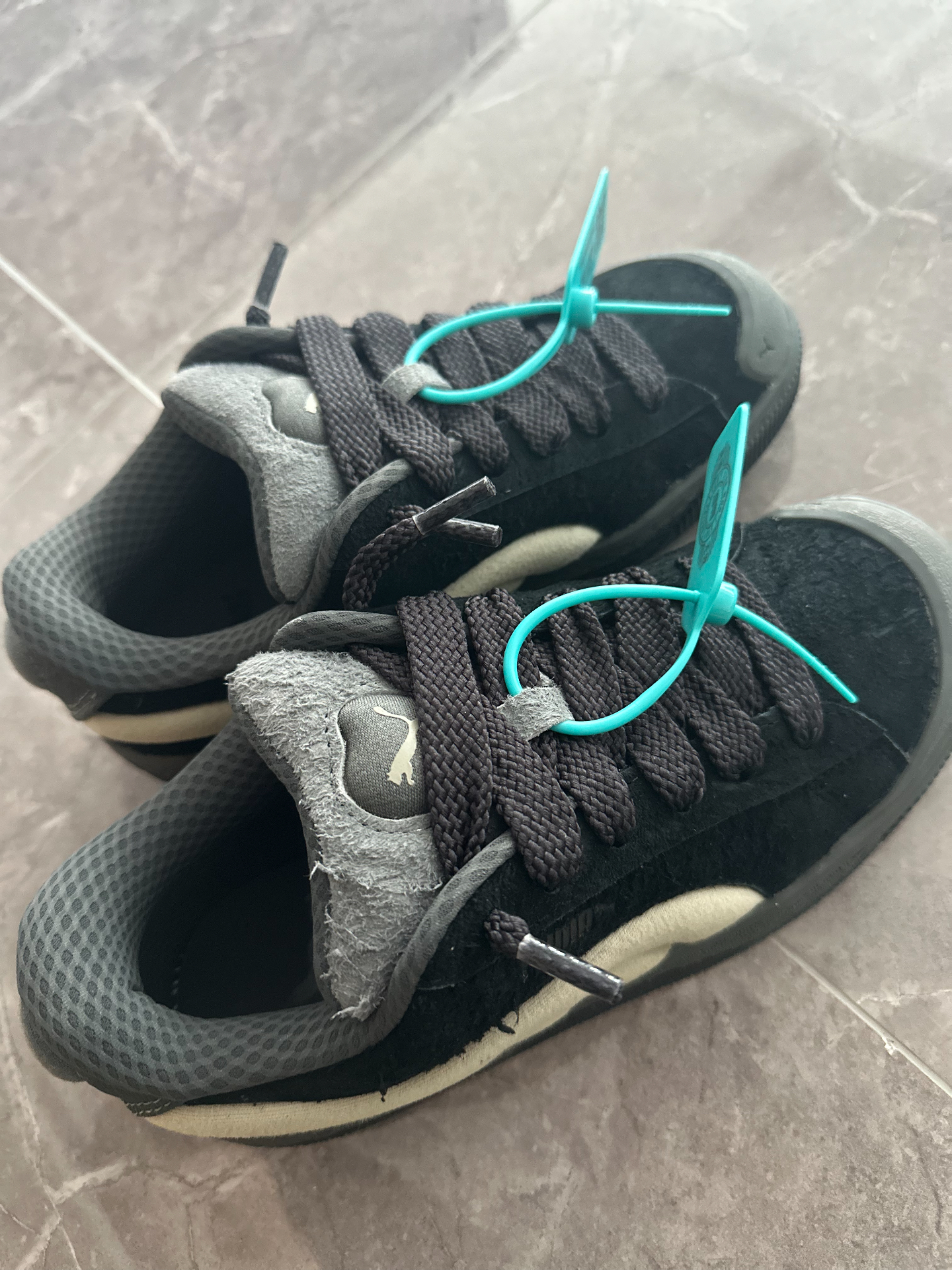 custom review-PUMA Suede XL Low Топ Кроссовки для тенниса Унисекс Черный