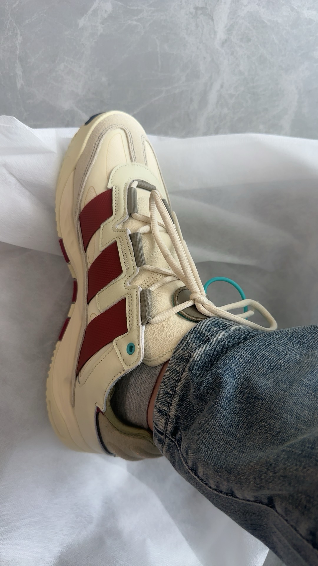 custom review-Adidas Originals Niteball 1,0 Slip-Resistant Abrasion-Resistant Low Top Casual Shoes Unisex Beige Umber