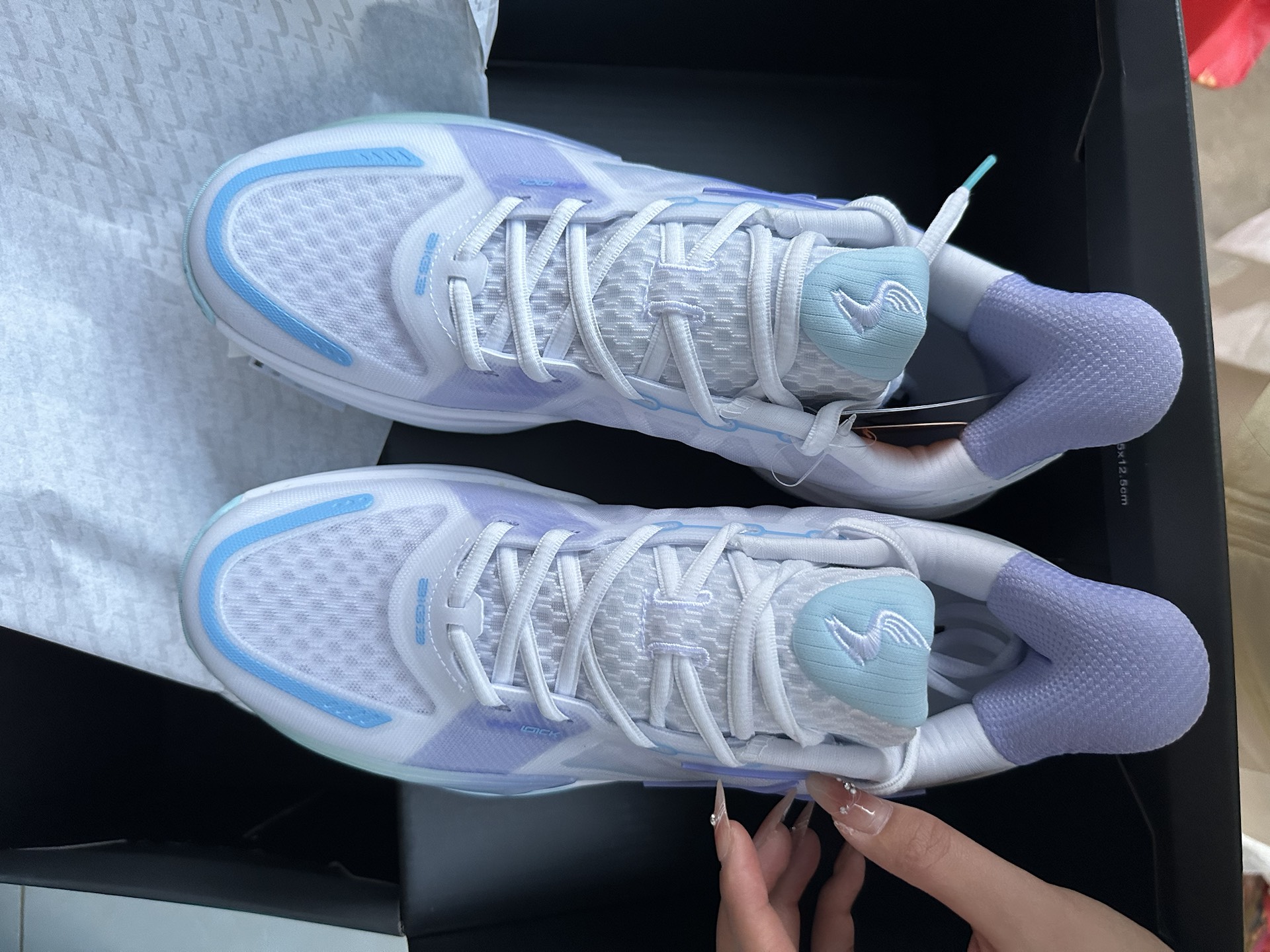 custom review-361° Big3 4.0 QUICK Basketball Shoes Men's Low top 361 Degrees White/Glacier Blue