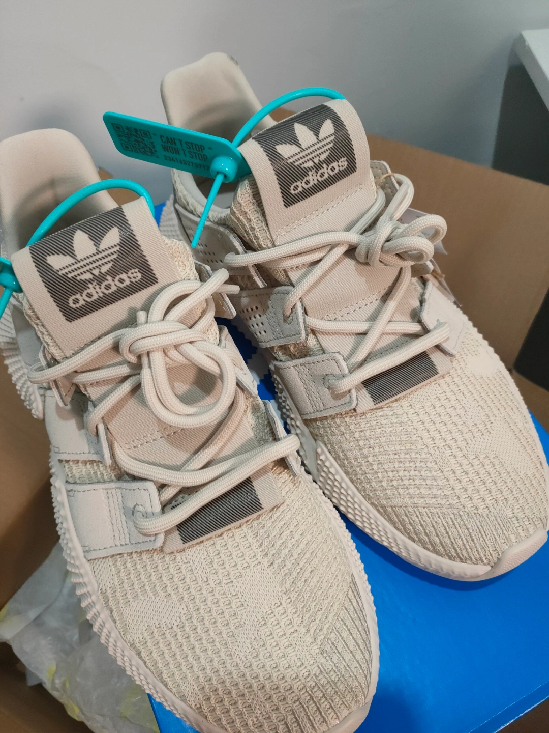 custom review-Adidas Originals PROPHERE Амортизаторы Shock Slip-resistant Abrasion-resistant Низкий топ Повседневная обувь Унисекс Коричневый