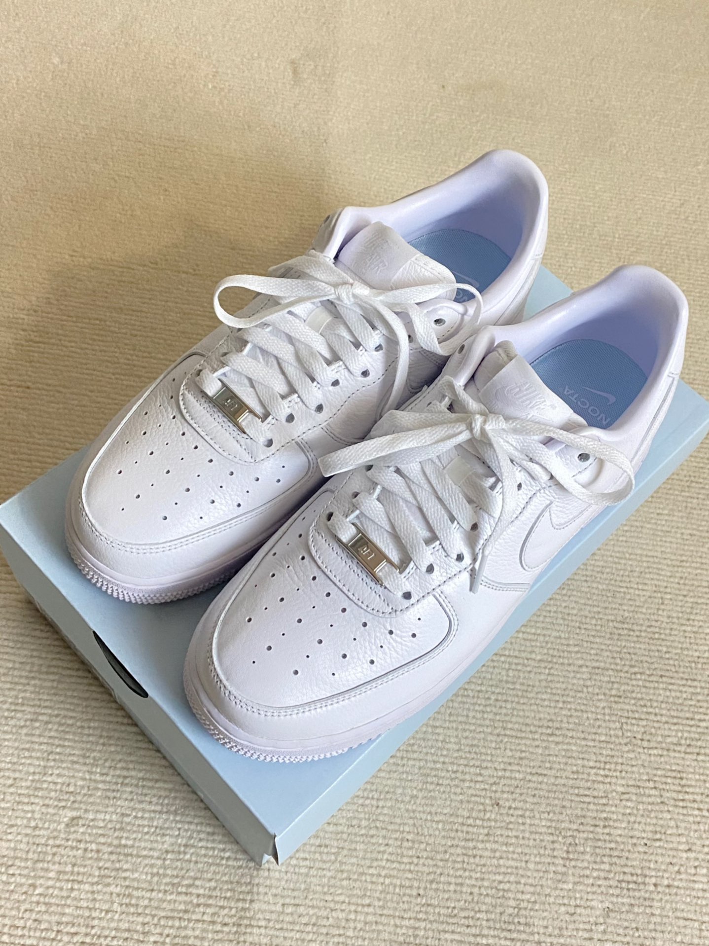 custom review-NOCTA x Nike Air FORCE 1 Certified Boy Low Top Скейтборд Кроссовки Unisex Pure White