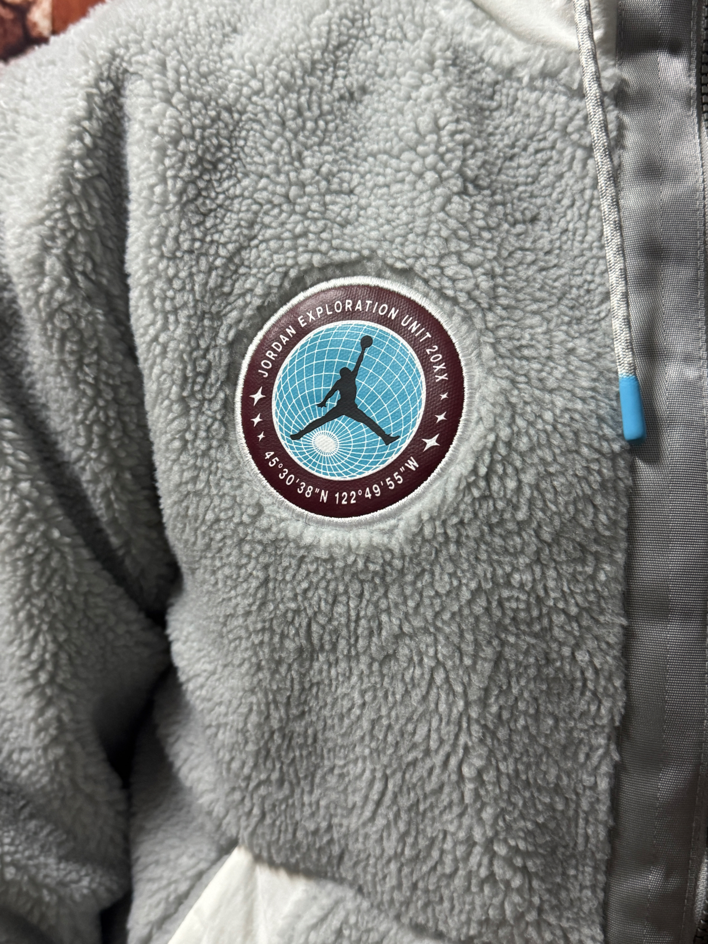 custom review-JORDAN Светло-Синий Мужской Свитшот