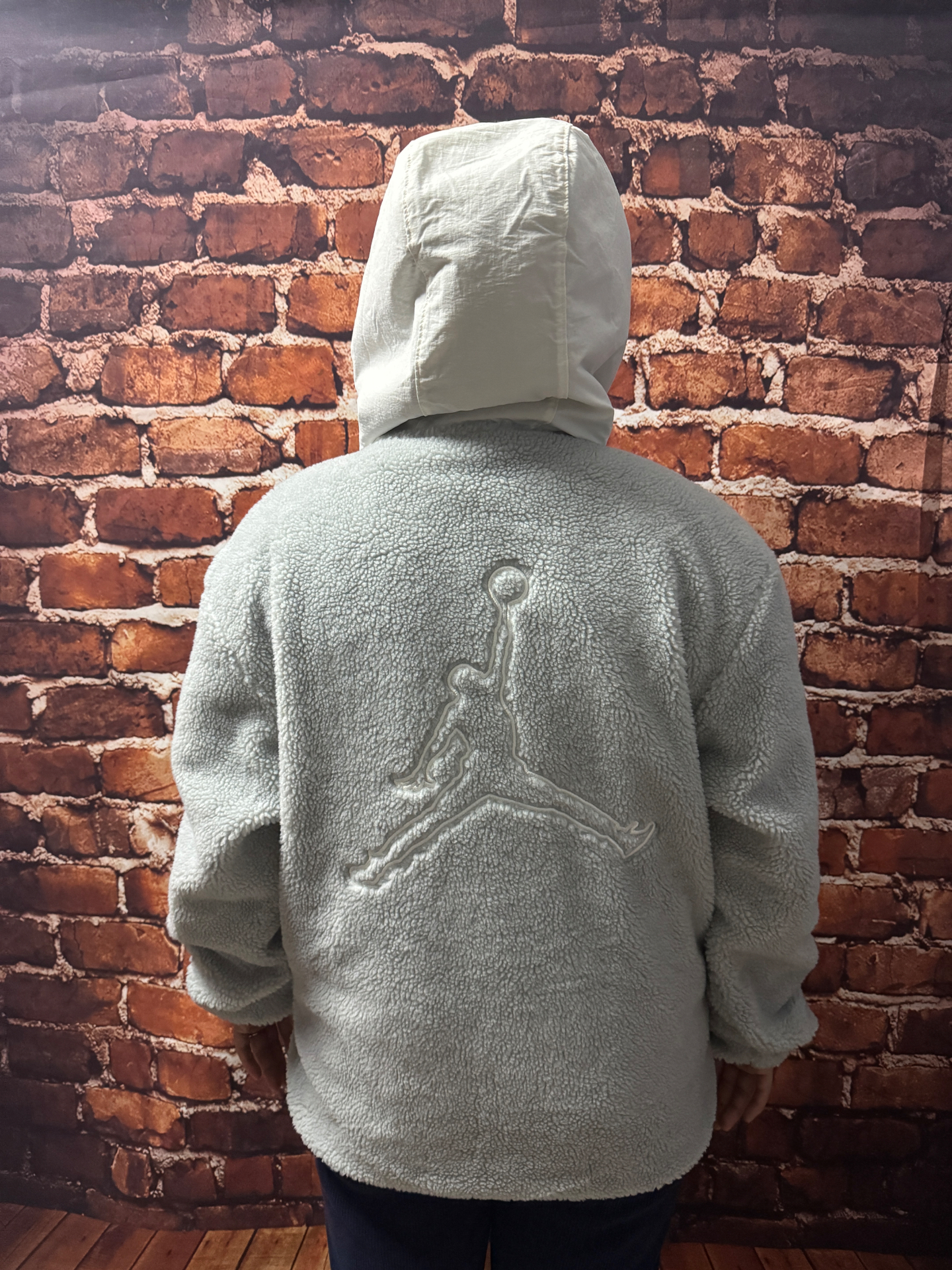 custom review-JORDAN Светло-Синий Мужской Свитшот