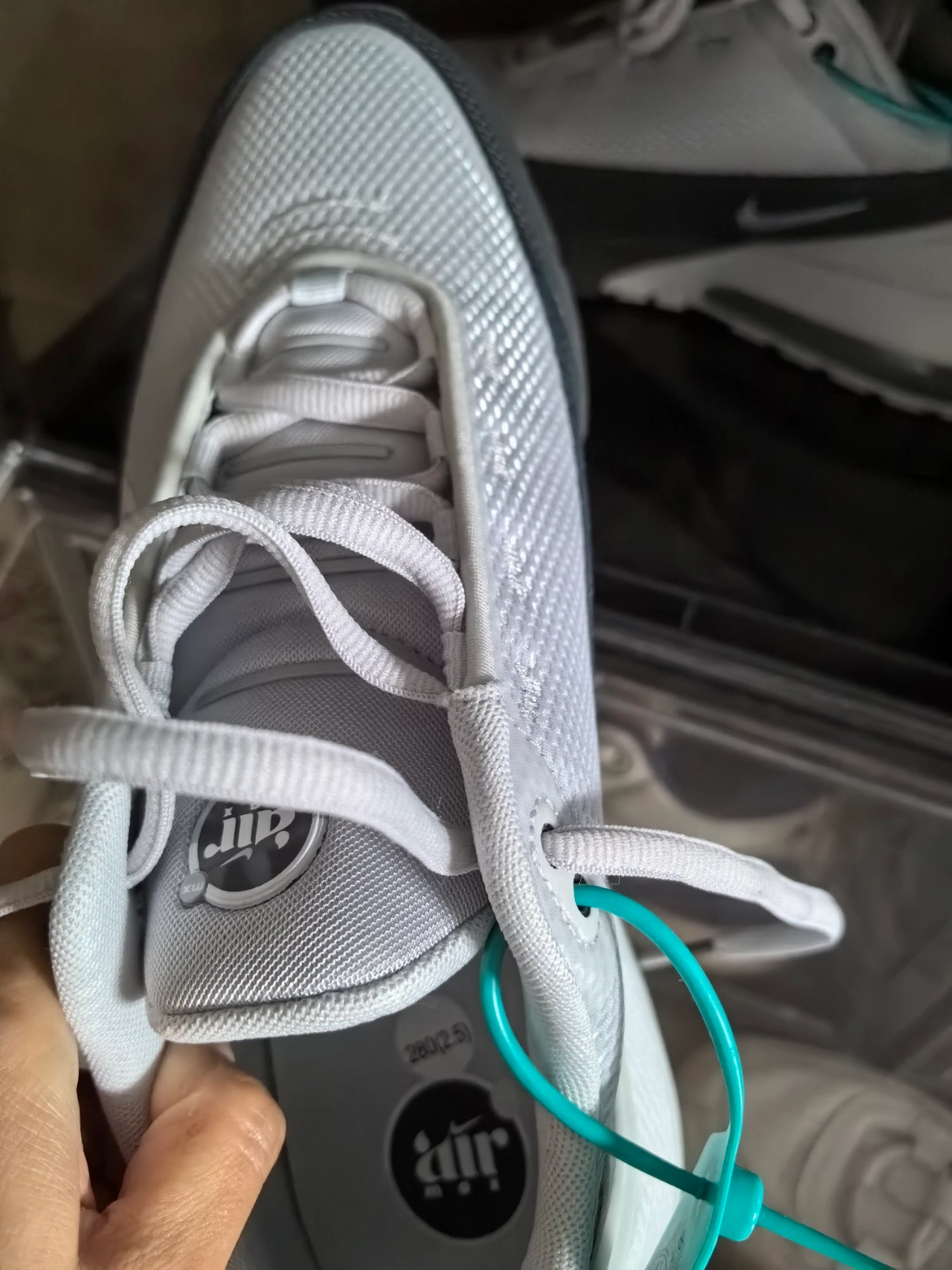 custom review-Nike Air Max Max Abrasion Resistant Низкий Топ KIDS Lifestyle Shoes Серый Белый