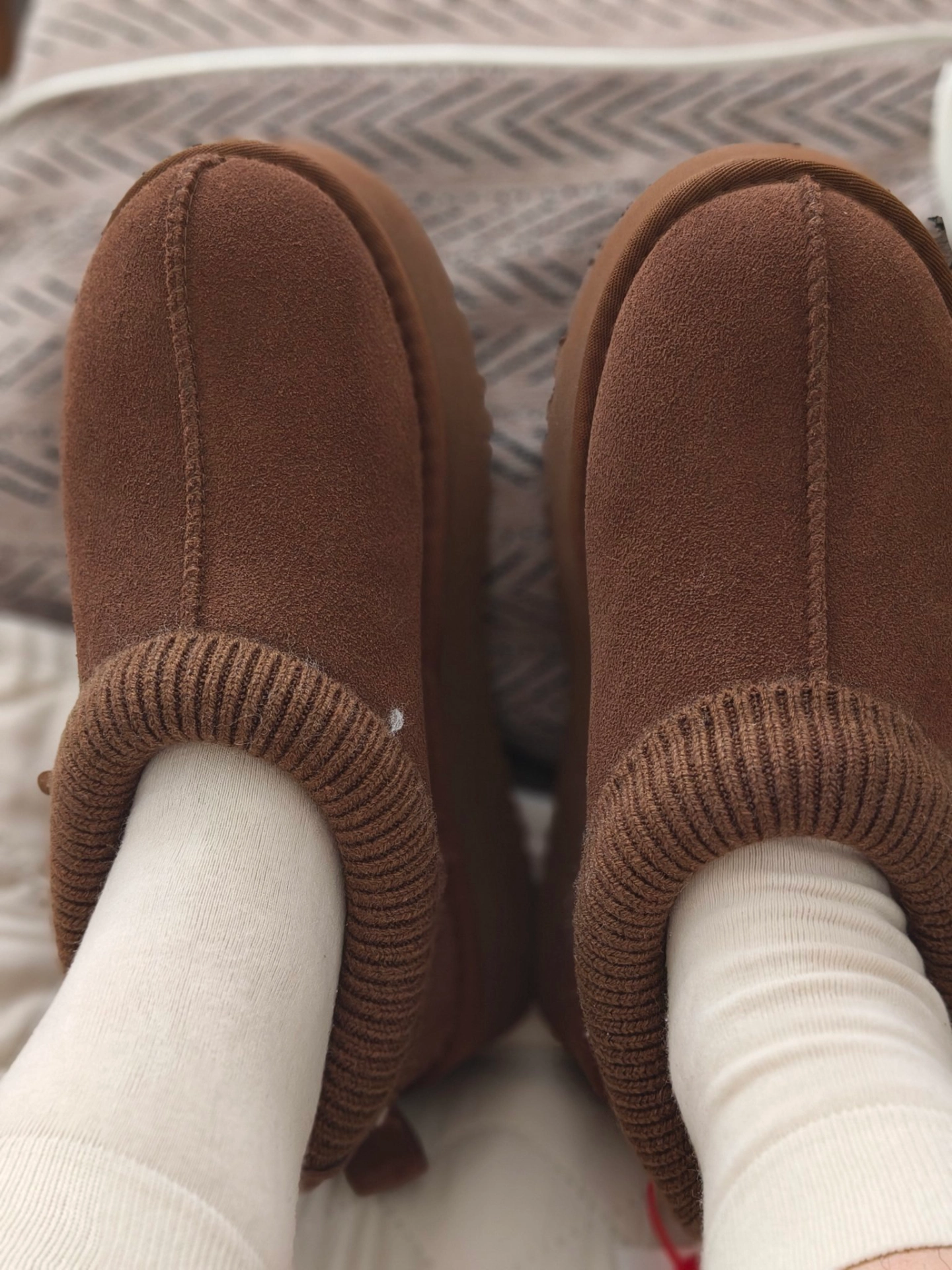 custom review-MASOOMAKE Коровья замша Термические короткие сноубутсы Женские