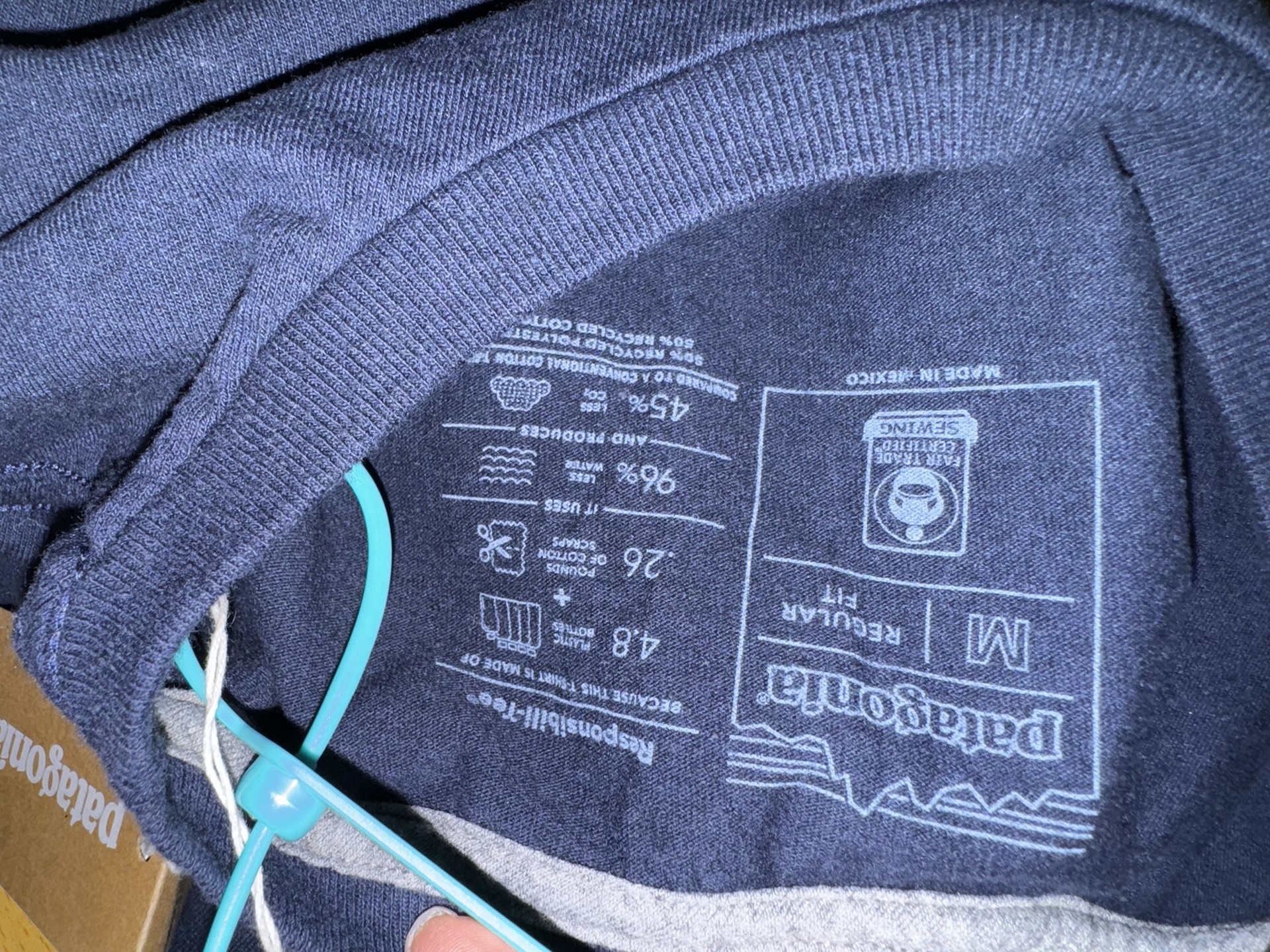 custom review-Patagonia Responsibili Tee Мужская футболка T-рубашка