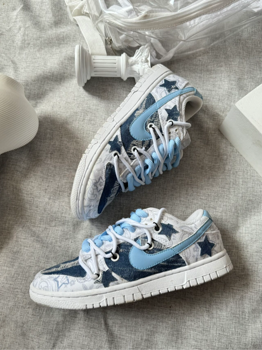 腰果花nike板鞋,好清新的配色!