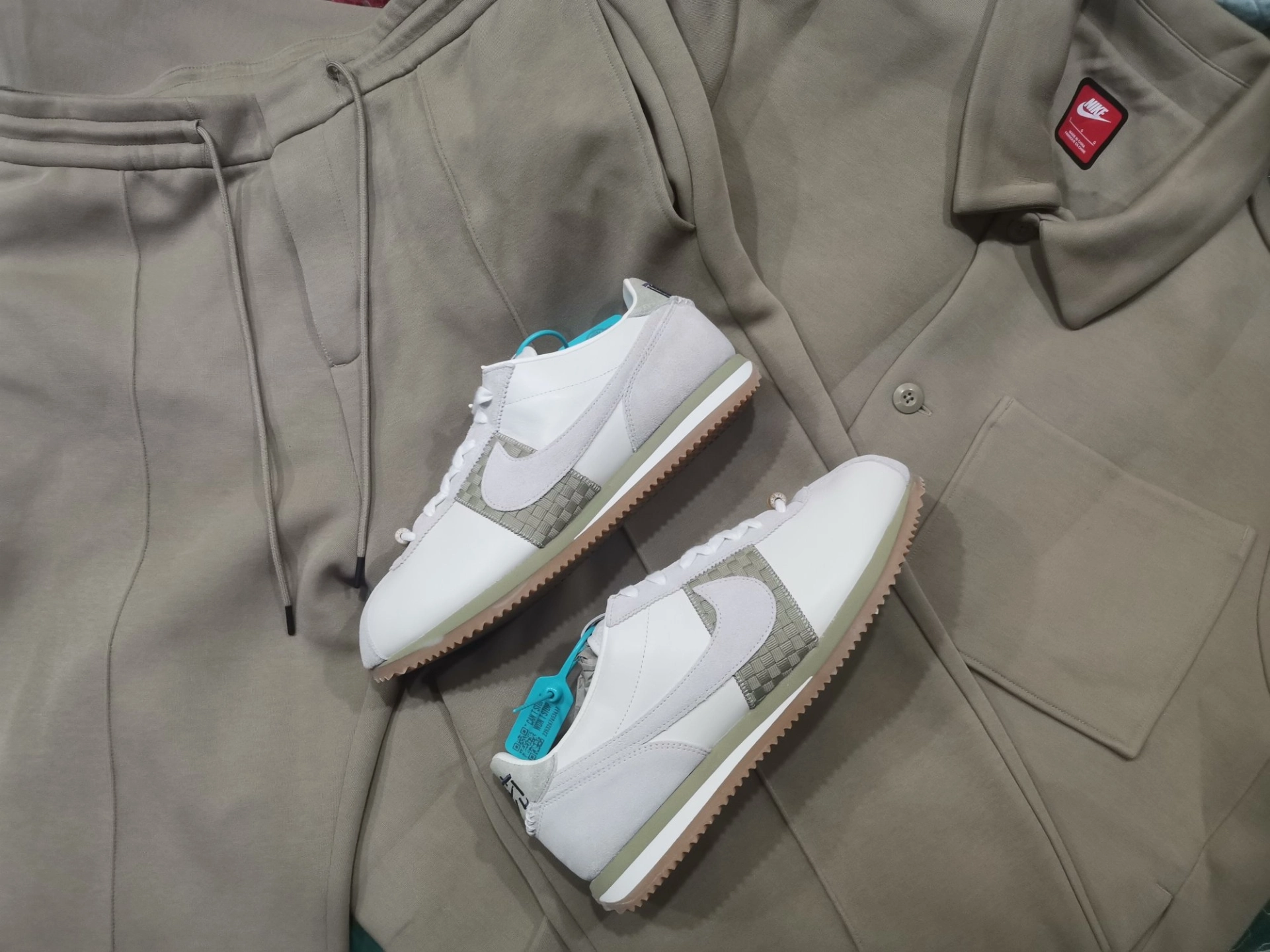 custom review-Nike Cortez Low Топ Повседневный Городской Коммутер Беговые кроссовки Мужской Бежевый