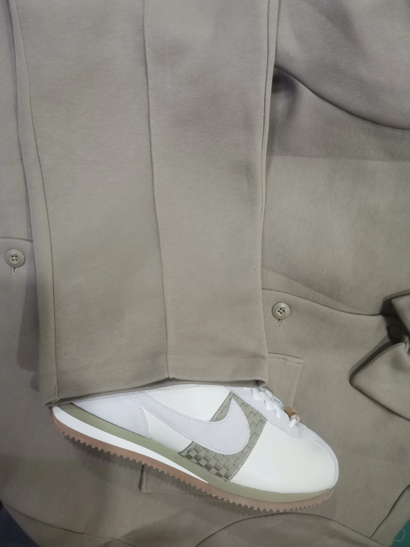 custom review-Nike Cortez Low Топ Повседневный Городской Коммутер Беговые кроссовки Мужской Бежевый