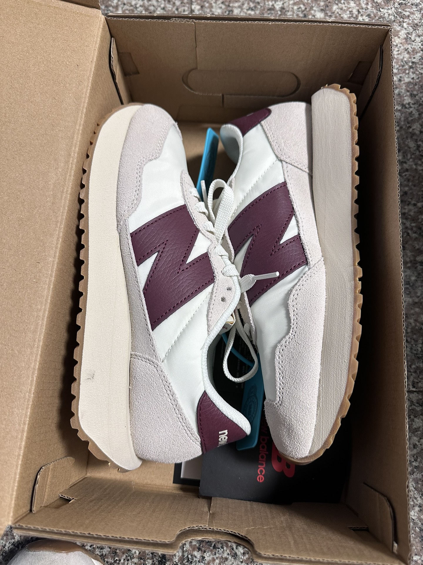 custom review-New Balance NB 237 Устойчивый к истиранию Низкий Топ Casual Унисекс Экрю