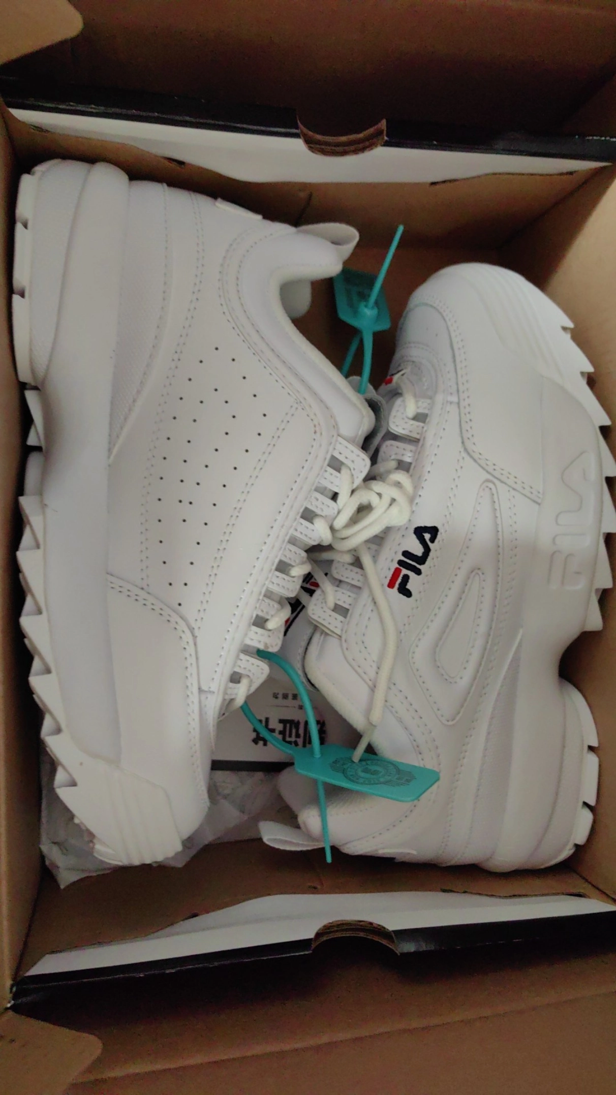 custom review-FILA DISRUPTOR II PREMIUM Низкий топ кеды женские белые