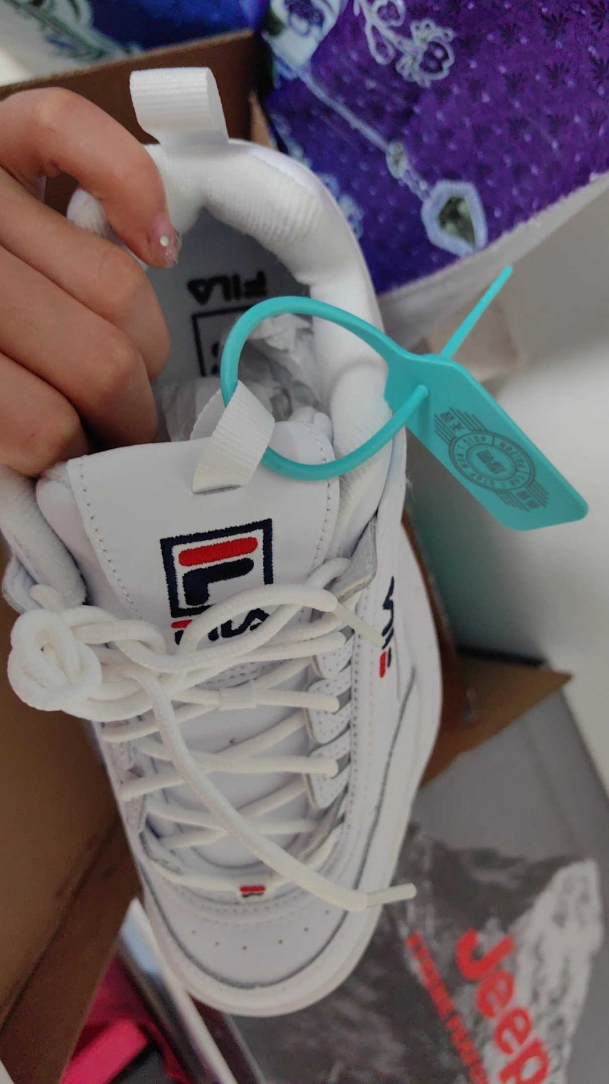 custom review-FILA DISRUPTOR II PREMIUM Низкий топ кеды женские белые