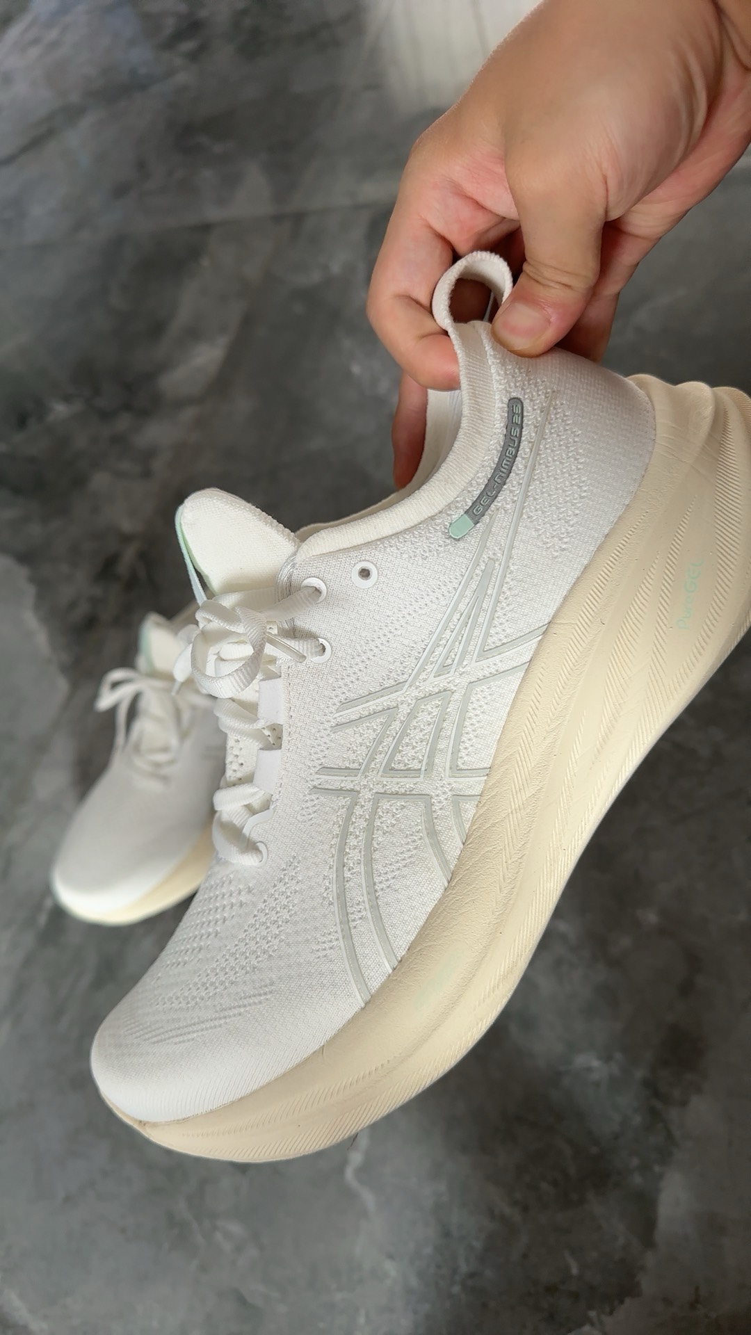 custom review-Asics Гель Nimbus 26 Амортизация Устойчивость к истиранию Дышащая Низкая Обувь для бега на длинные дистанции Мужская
