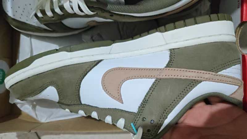 custom review-Nike Dunk Low Топ Casual Унисекс Оливково-зеленый