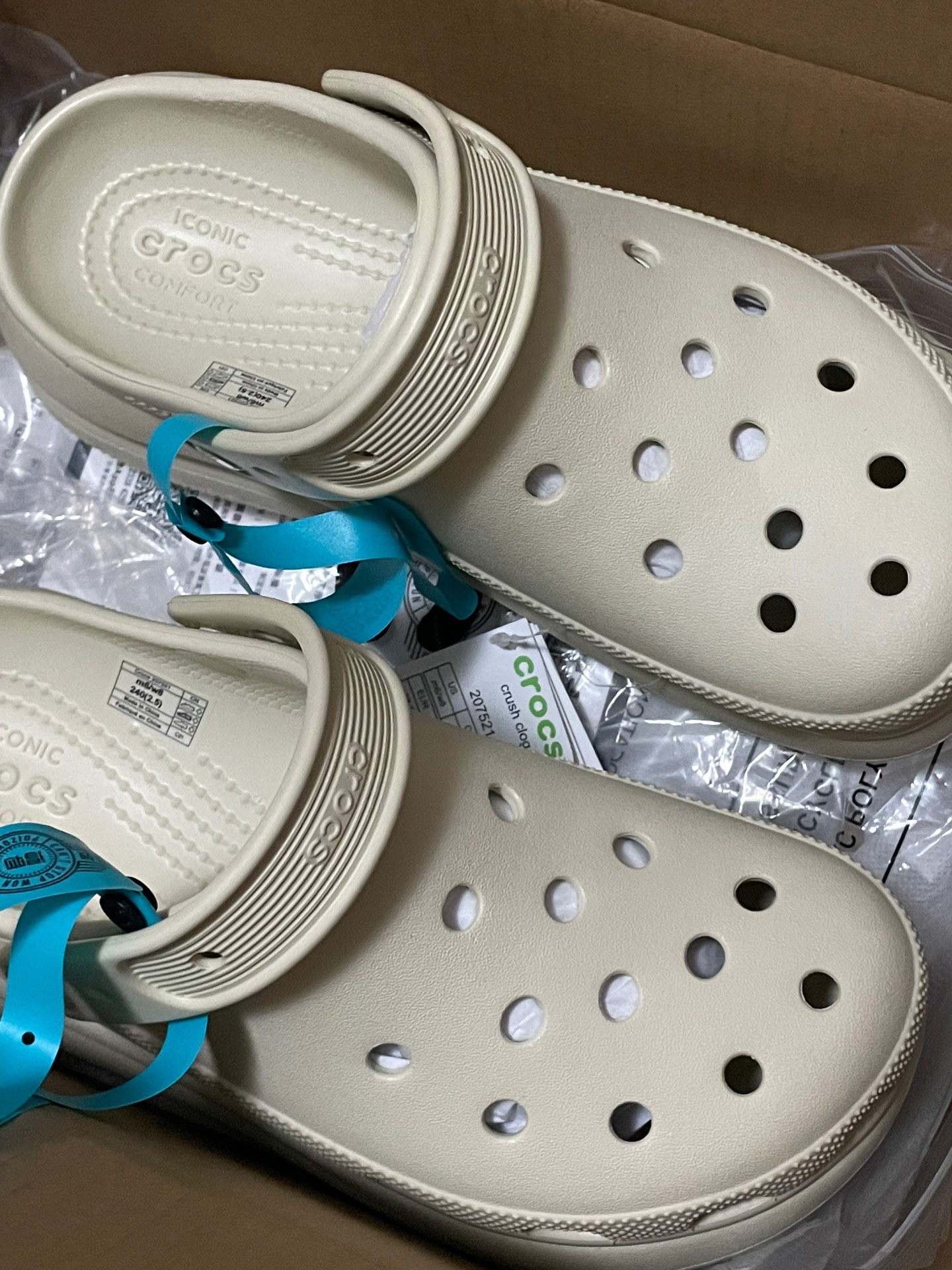 custom review-Crocs Crush Clog 5,2cm Унисекс Костяной Белый