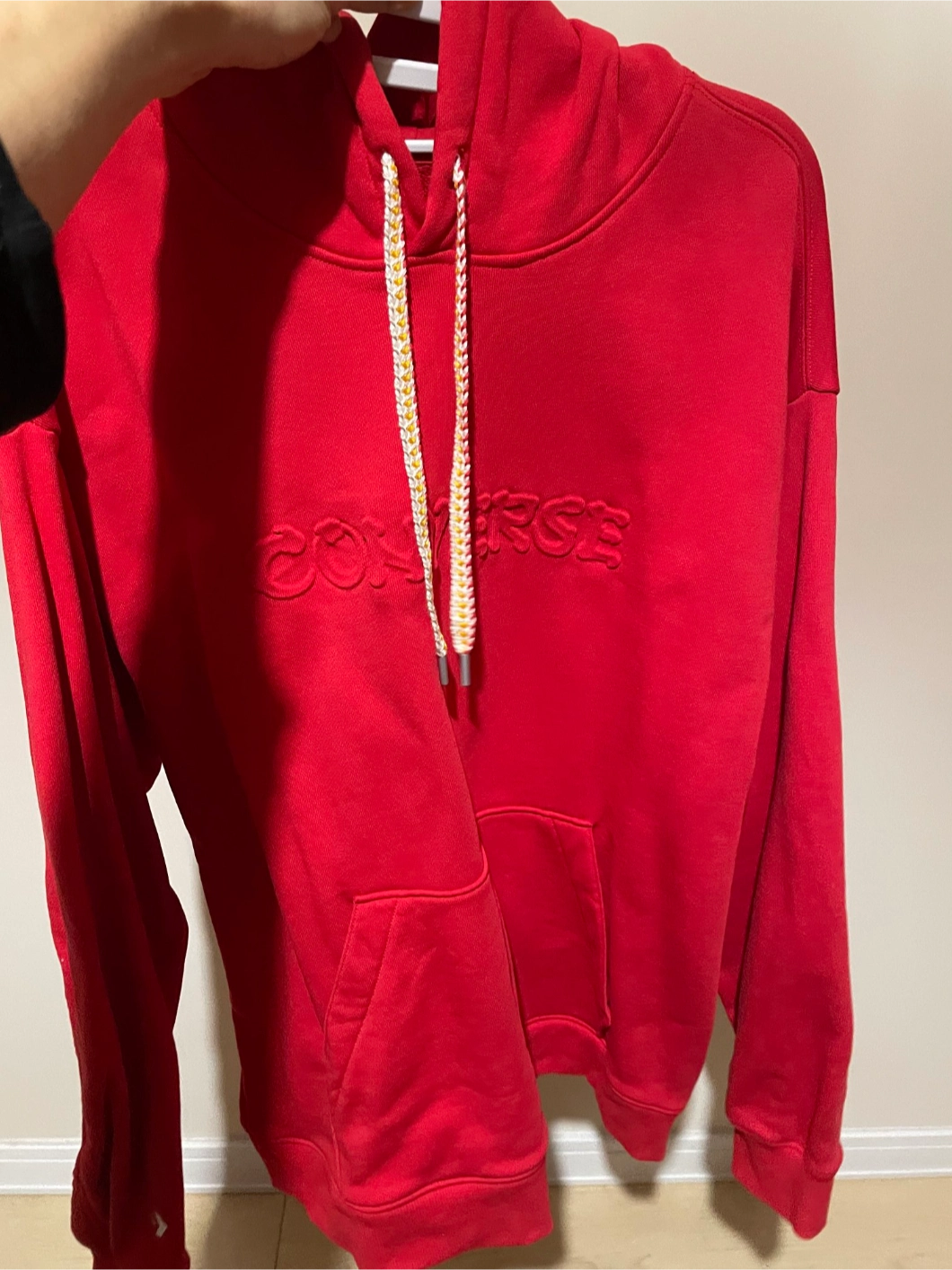 custom review-Converse Yotd Hoodie Свитшот Мужской Красный