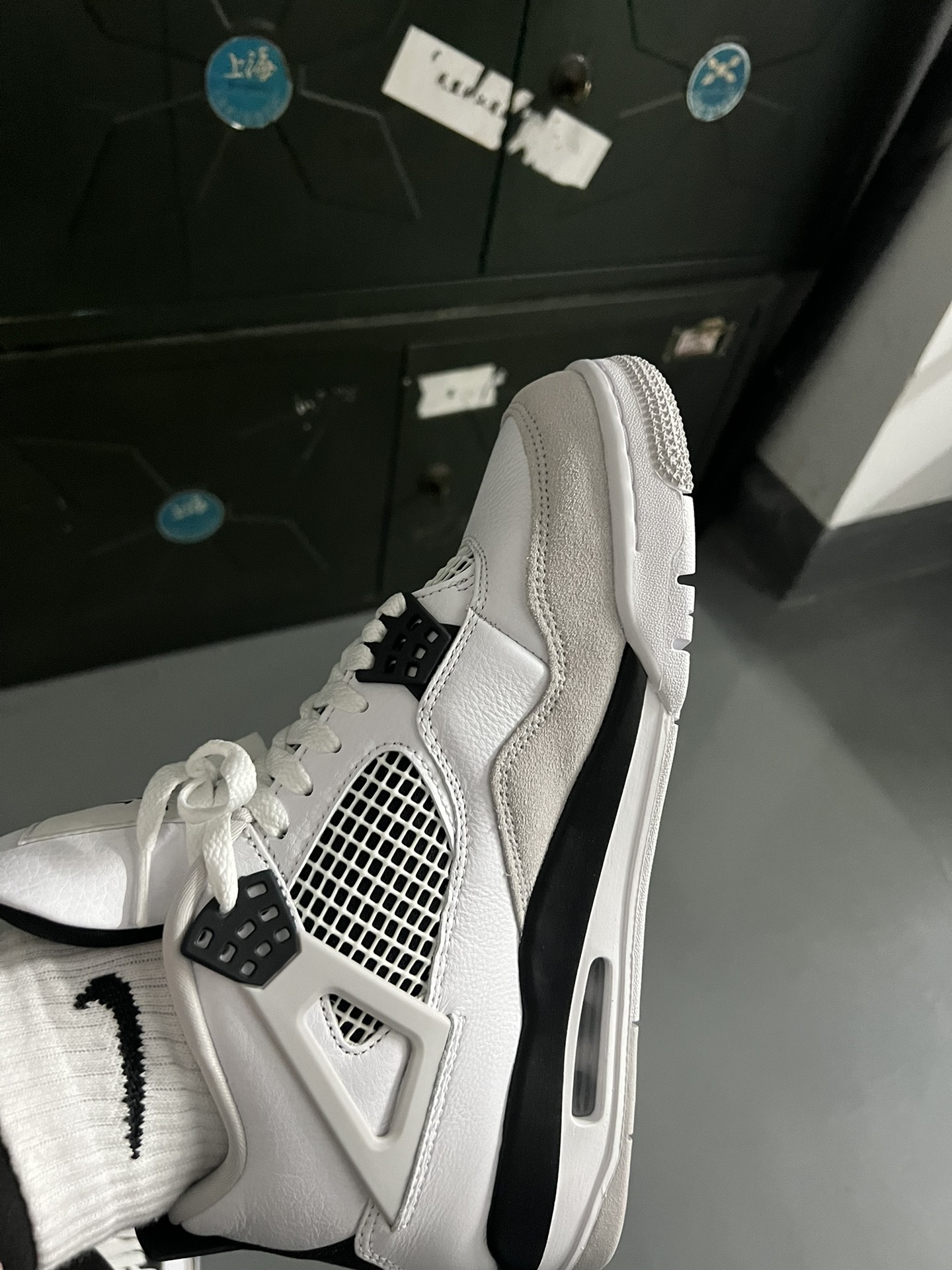 custom review-Jordan 4 Retro Military Black Men's