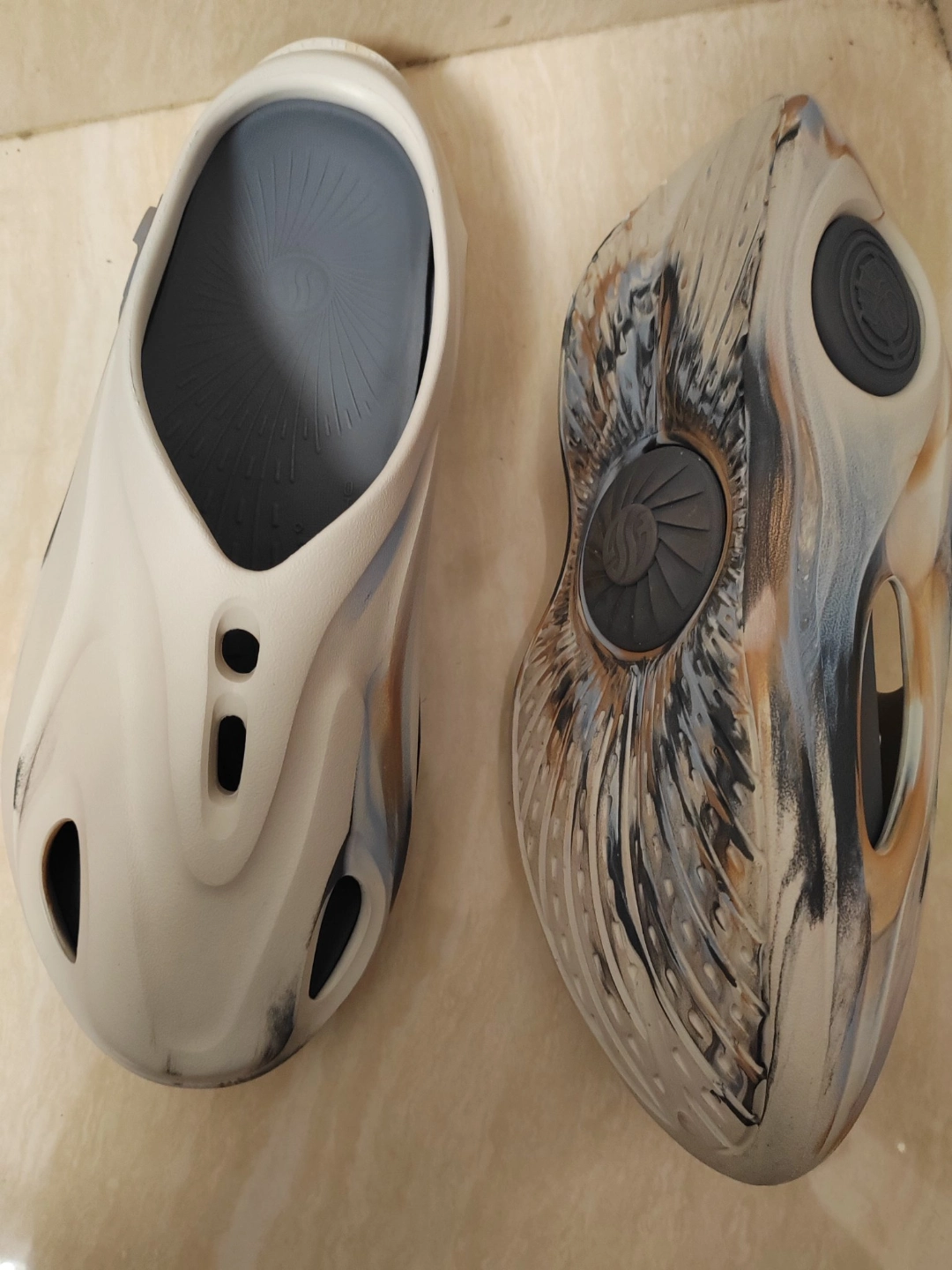 custom review-361° Кит 2 Сабо Унисекс Кремовый Серый